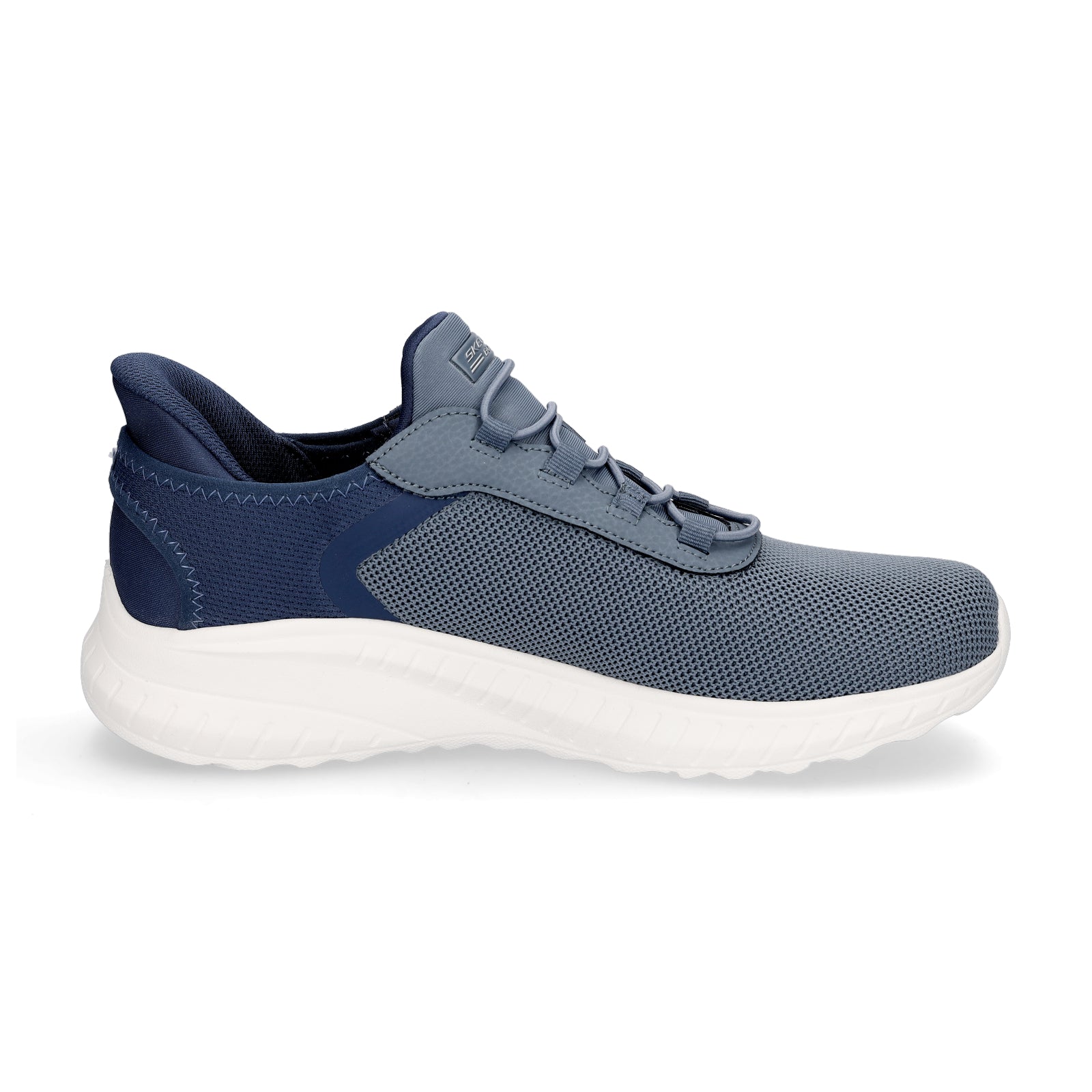 Skechers Herren Sneaker Bobs Squad Chaos Tough Walk blau