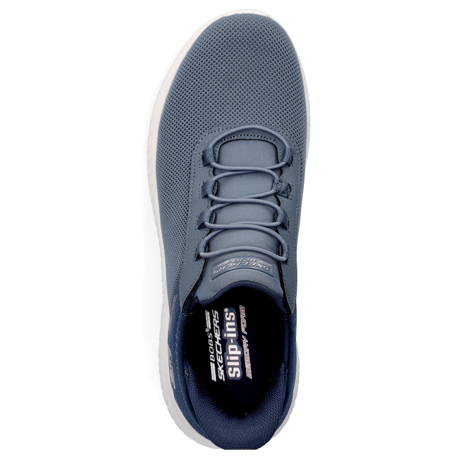 Skechers Herren Sneaker Bobs Squad Chaos Tough Walk blau