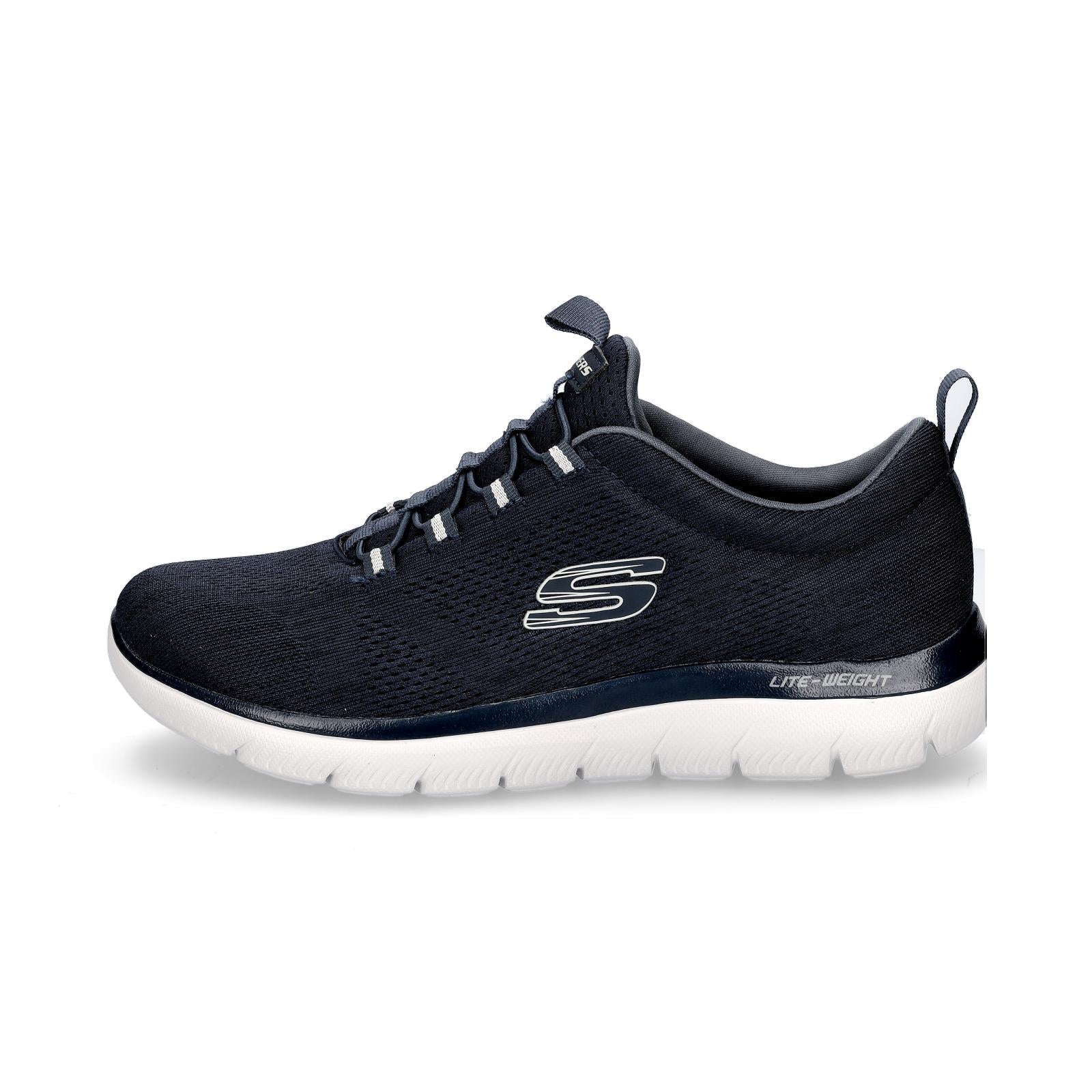 Skechers Herren Slip-on Sneaker Summits Louvin navy