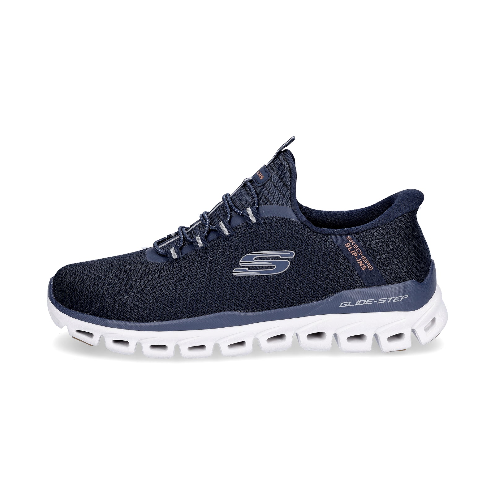 Skechers men's slip-in sneaker Glide-Step Noxus navy