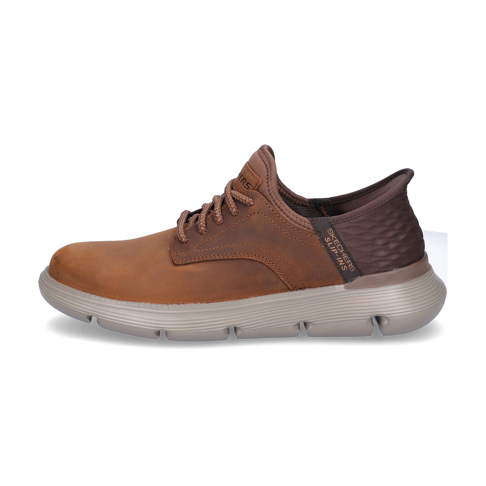 Skechers Men's Slip-in Sneaker Garza Gervin brown