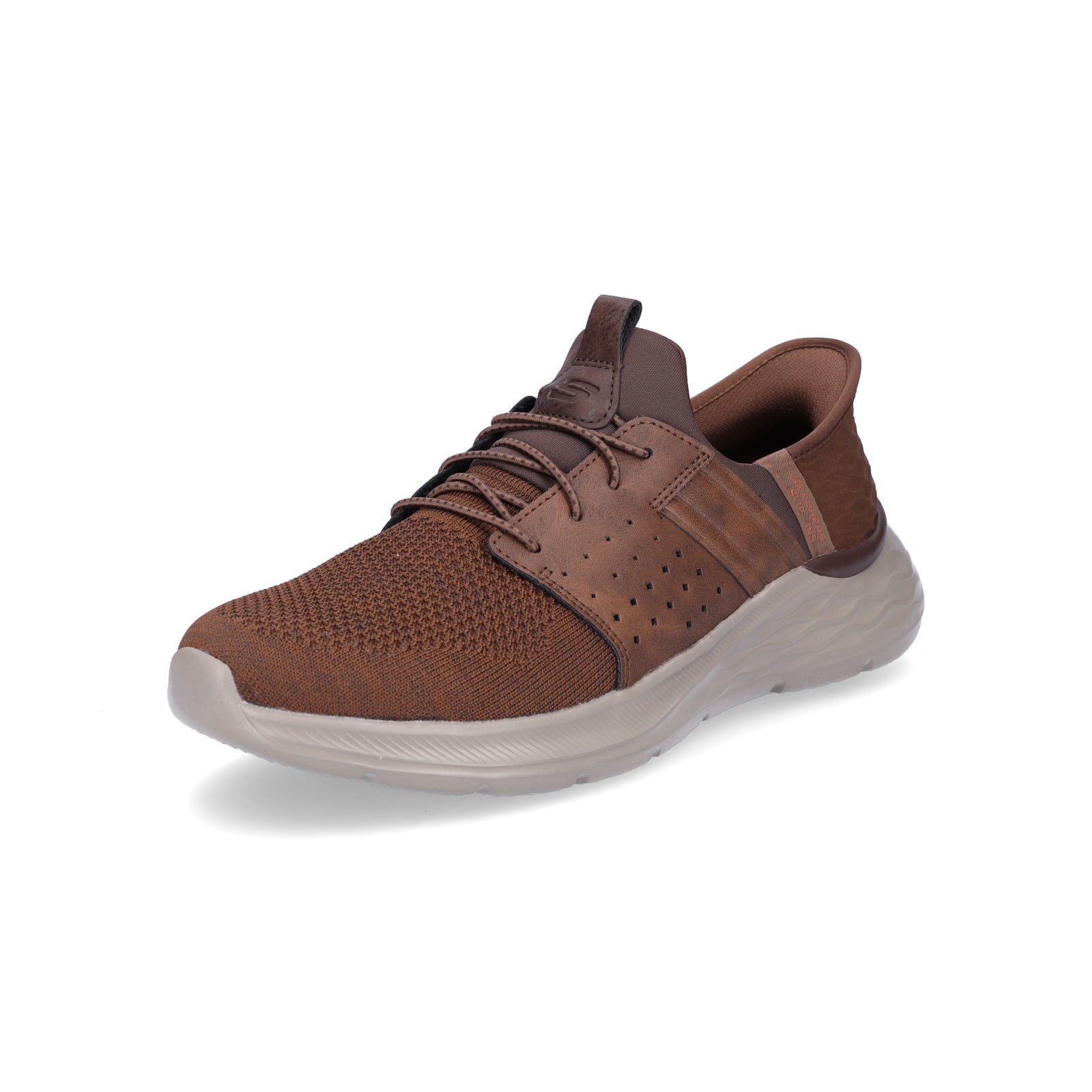 Skechers men's slip-in sneakers Garner Newick brown