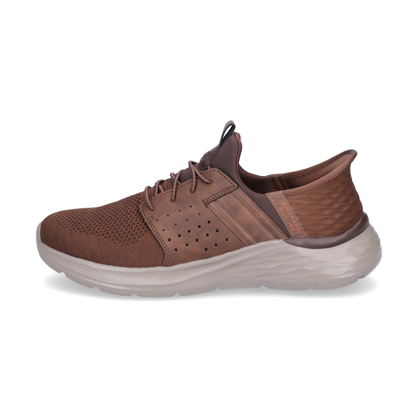 Skechers men's slip-in sneakers Garner Newick brown