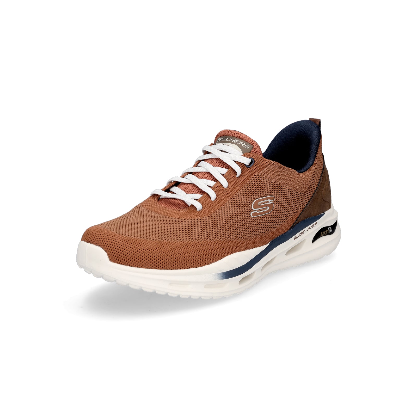Skechers Men's Arch Fit Orvan Kincade Sneakers Rust Brown