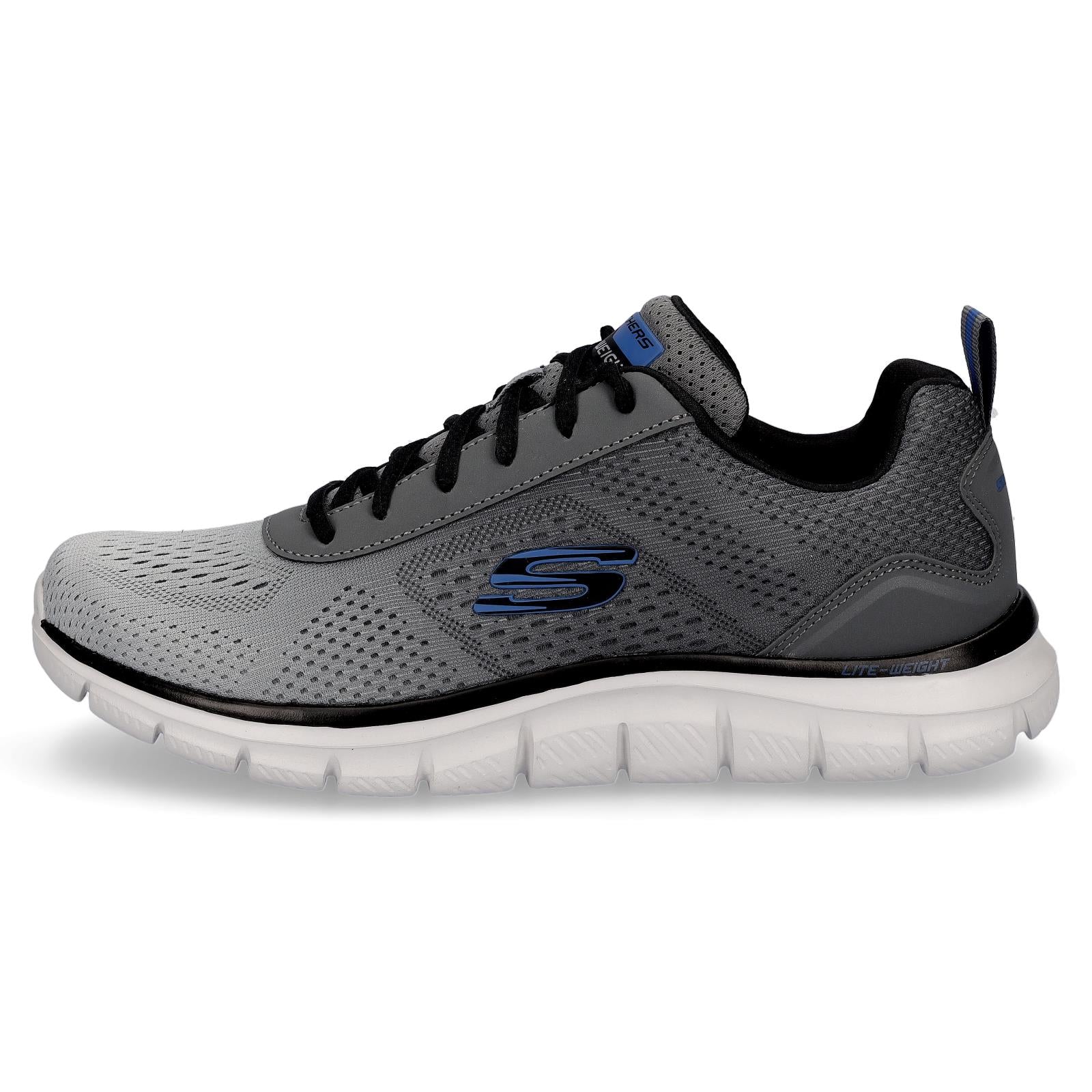 Skechers Herren Sneaker Track Ripkent grau