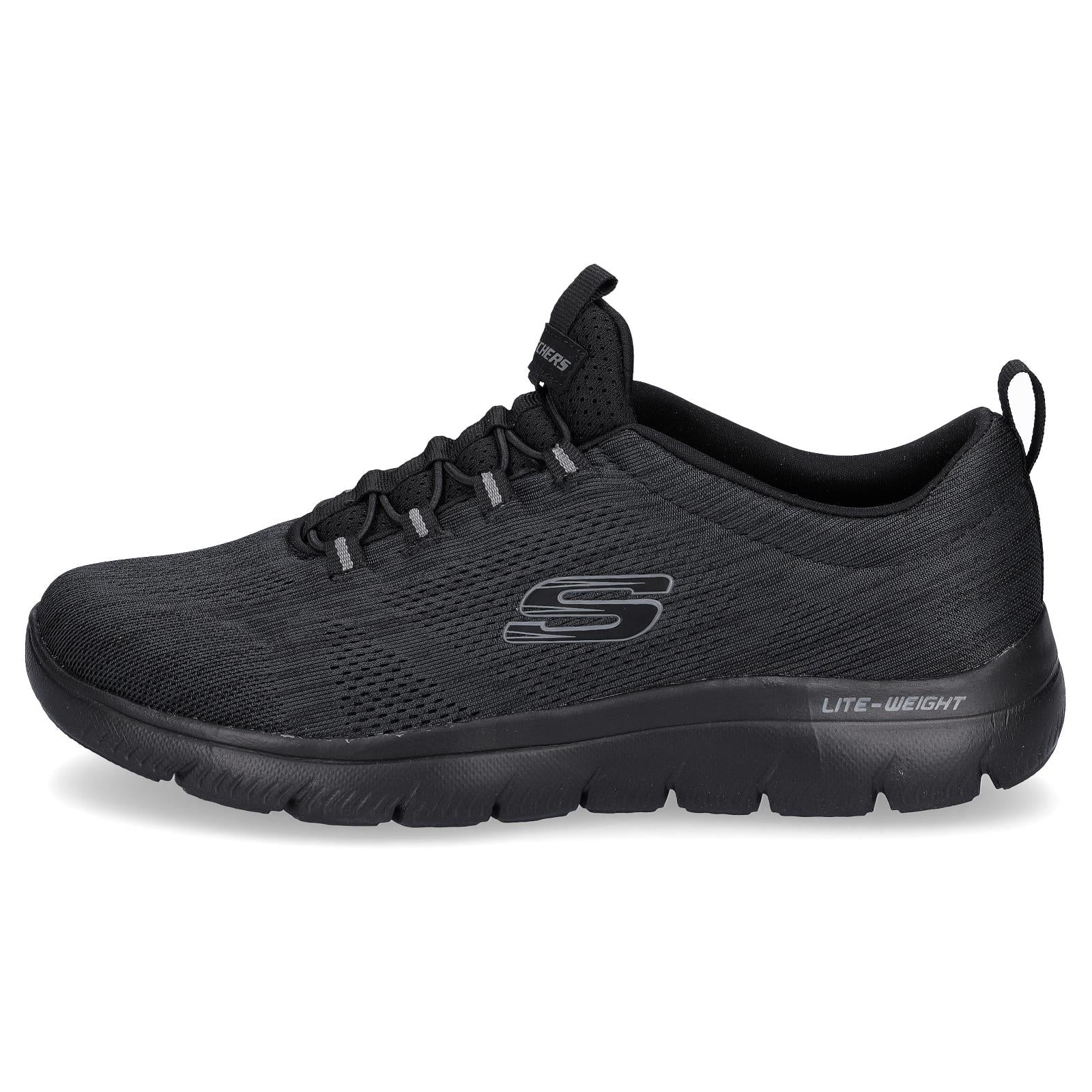 Skechers men's slip-on sneaker Summits Louvin black