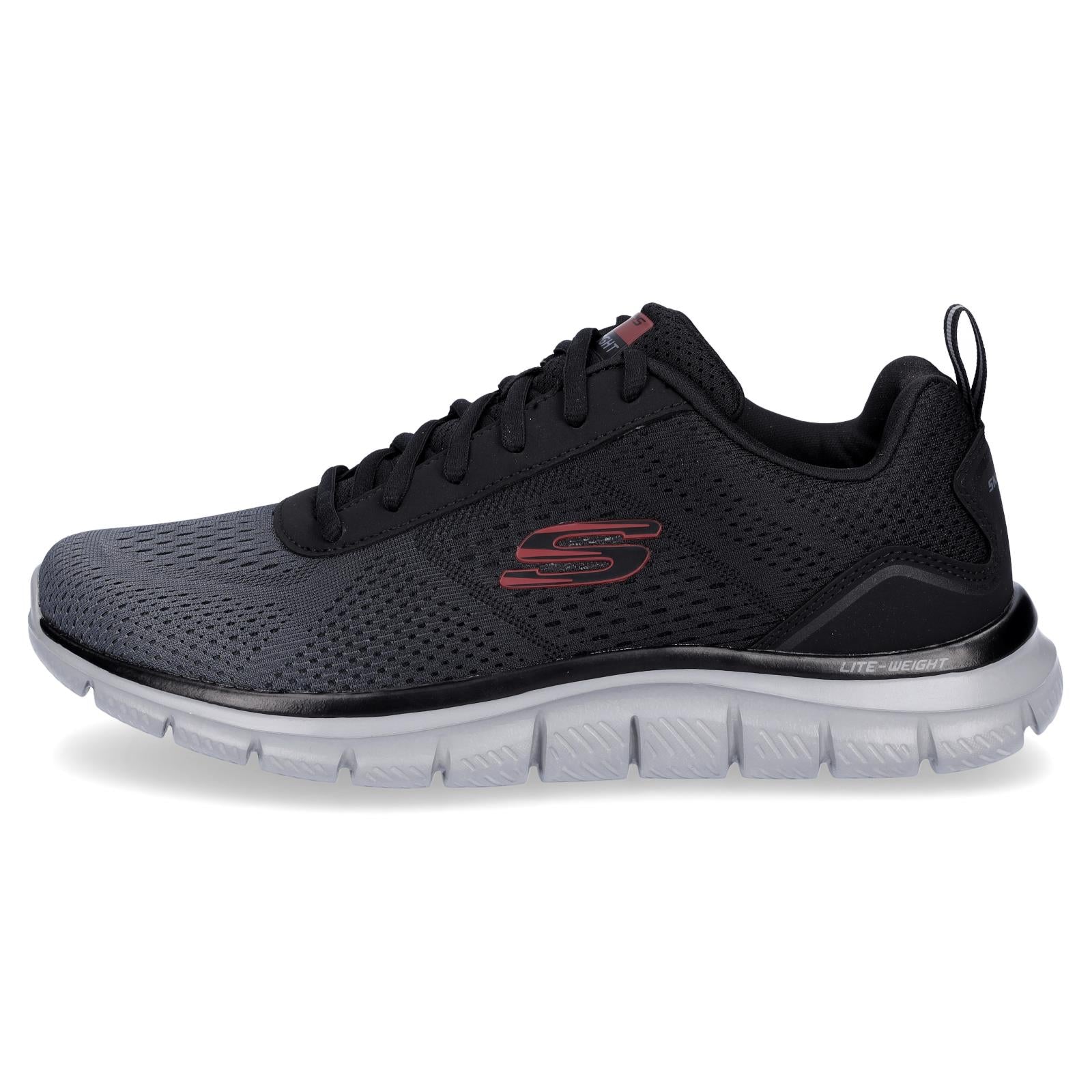 Skechers Herren Sneaker Track Ripkent schwarz grau