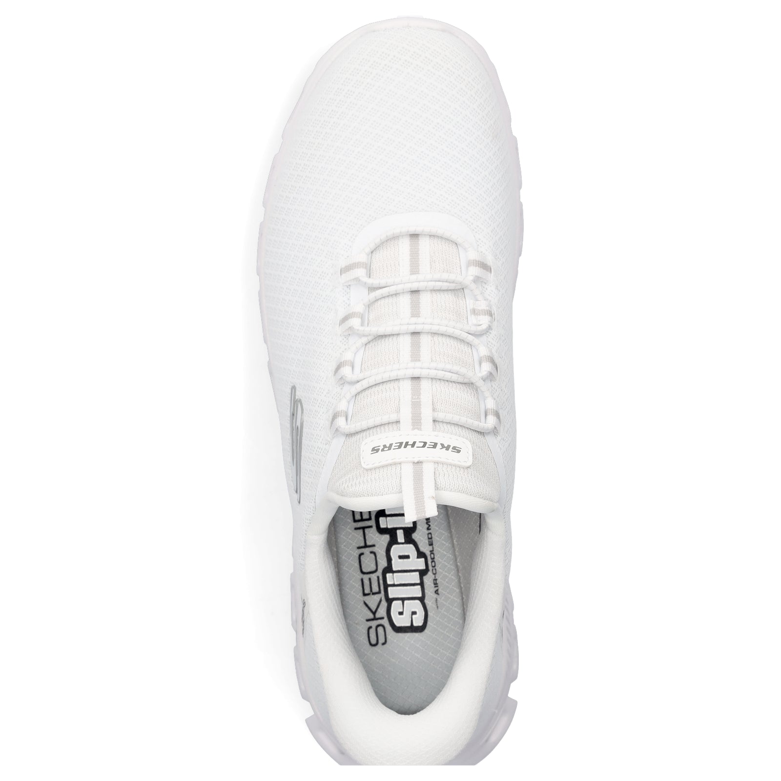Skechers Men's Slip-in Sneaker Glide-Step Noxus White
