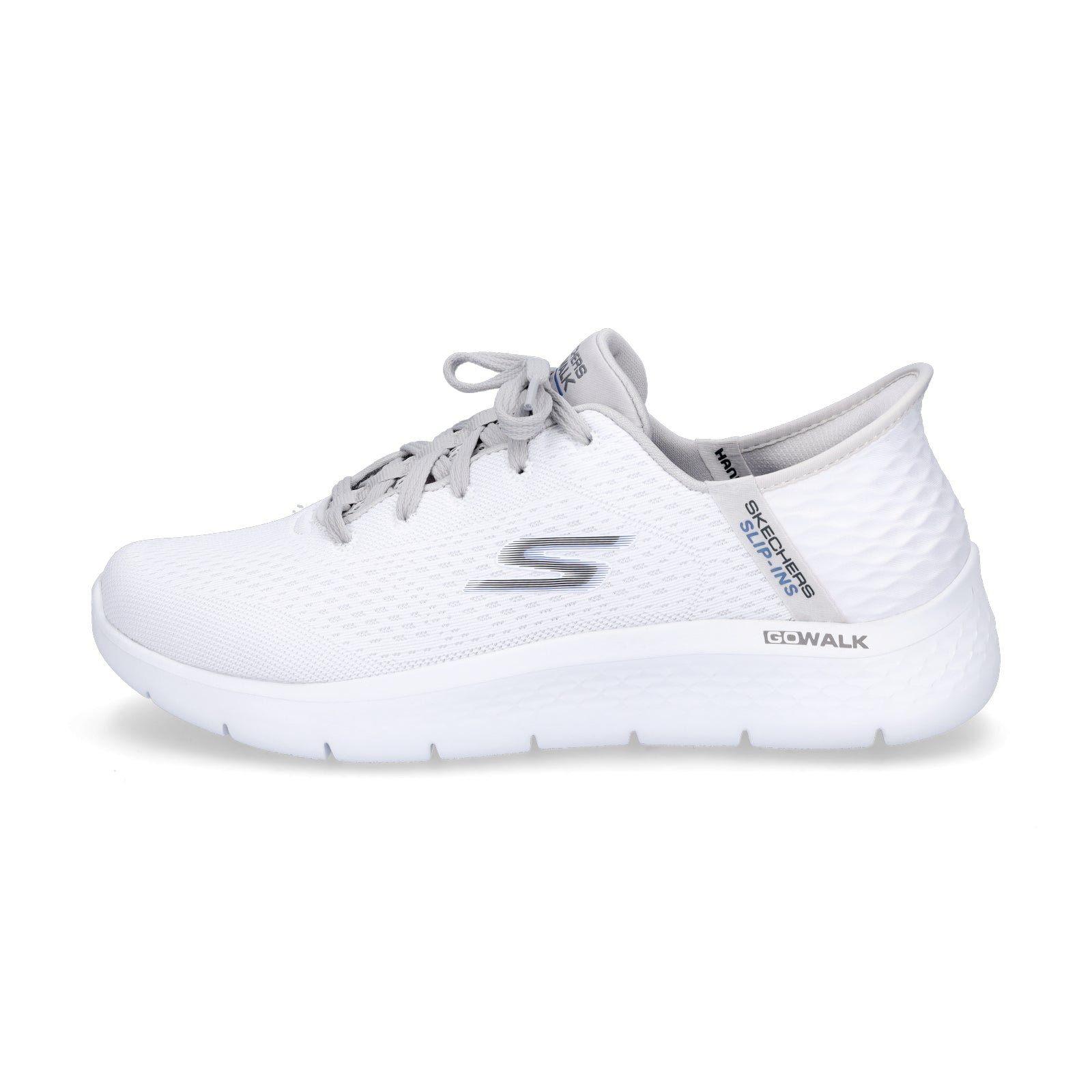 Skechers Herren Slip-in Sneaker Go Walk Flex New World weiß grau