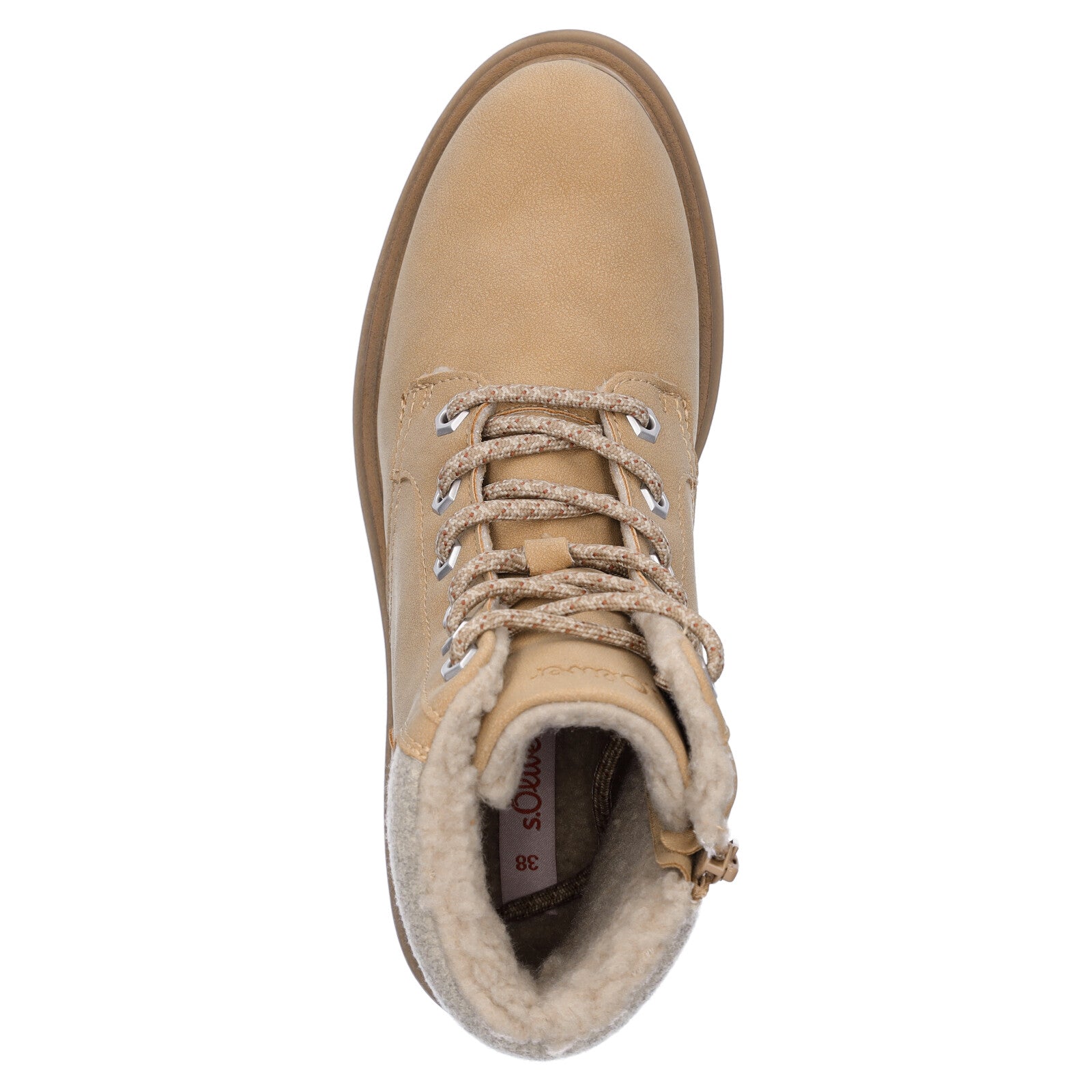 s.Oliver Damen Schnürboot beige