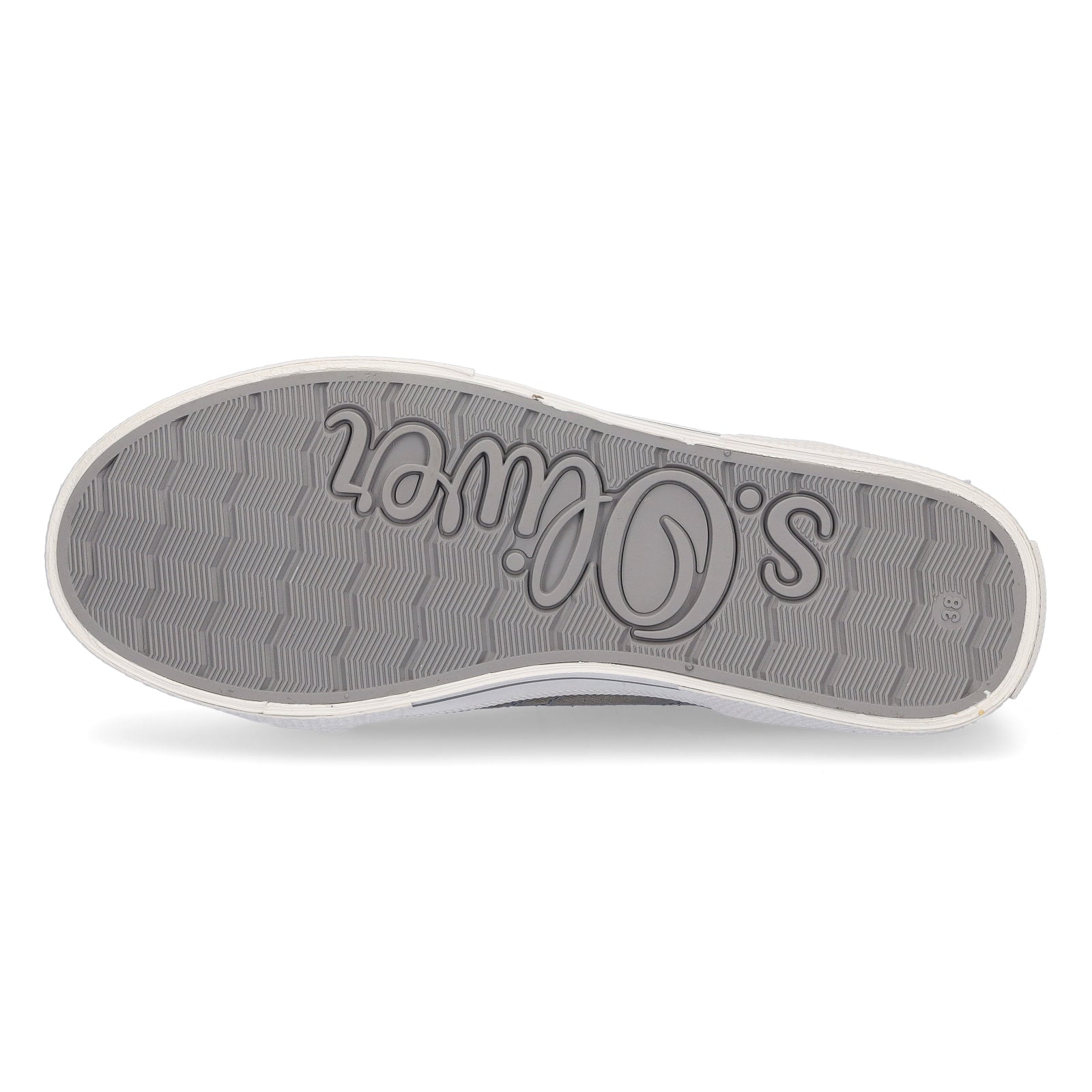 s.Oliver women's slip-on sneakers gray