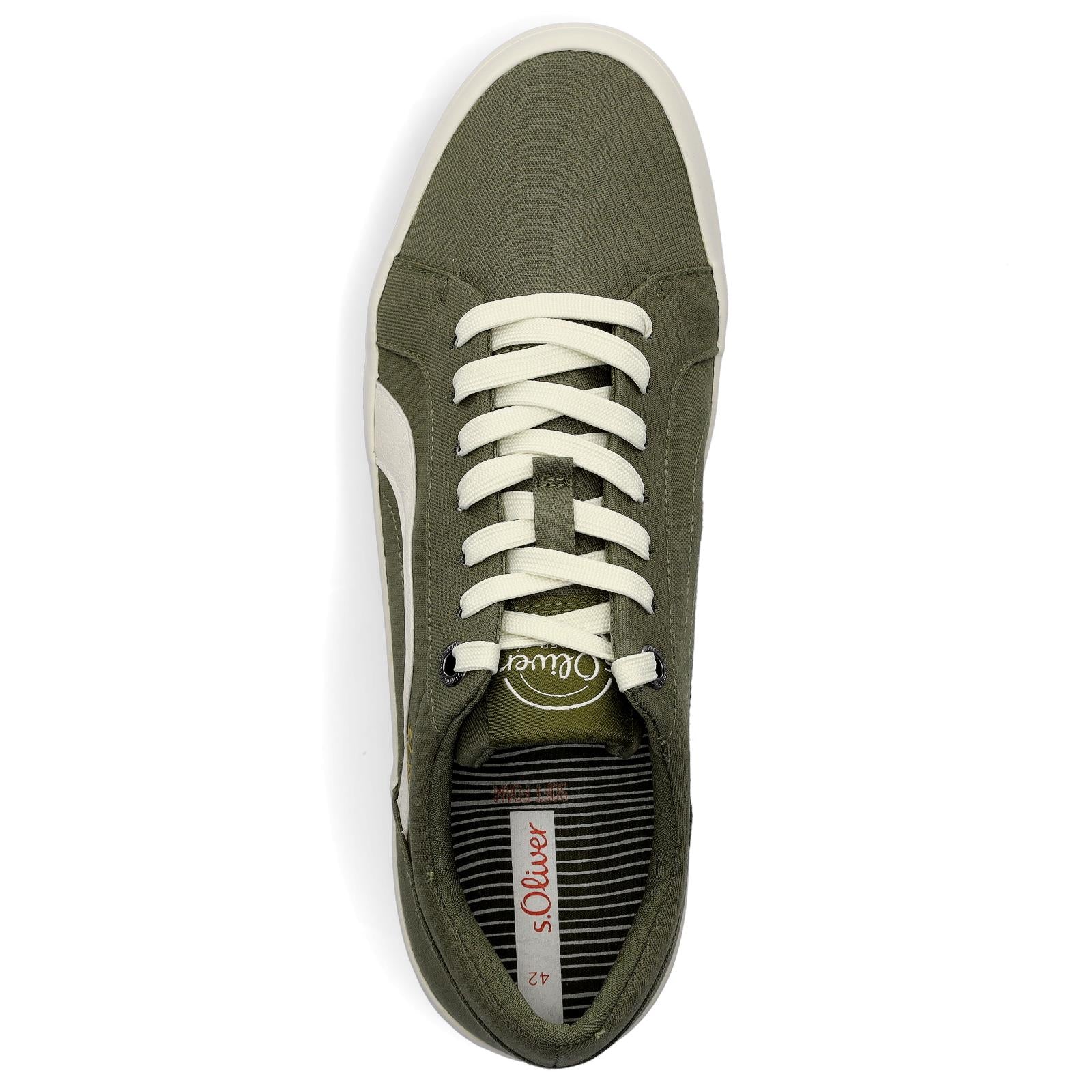 s.Oliver Herren Sneaker khaki grün