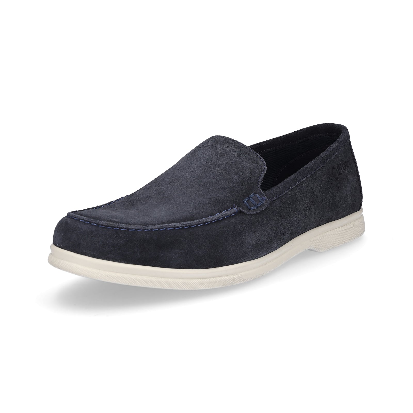 s.Oliver men's leather slippers blue