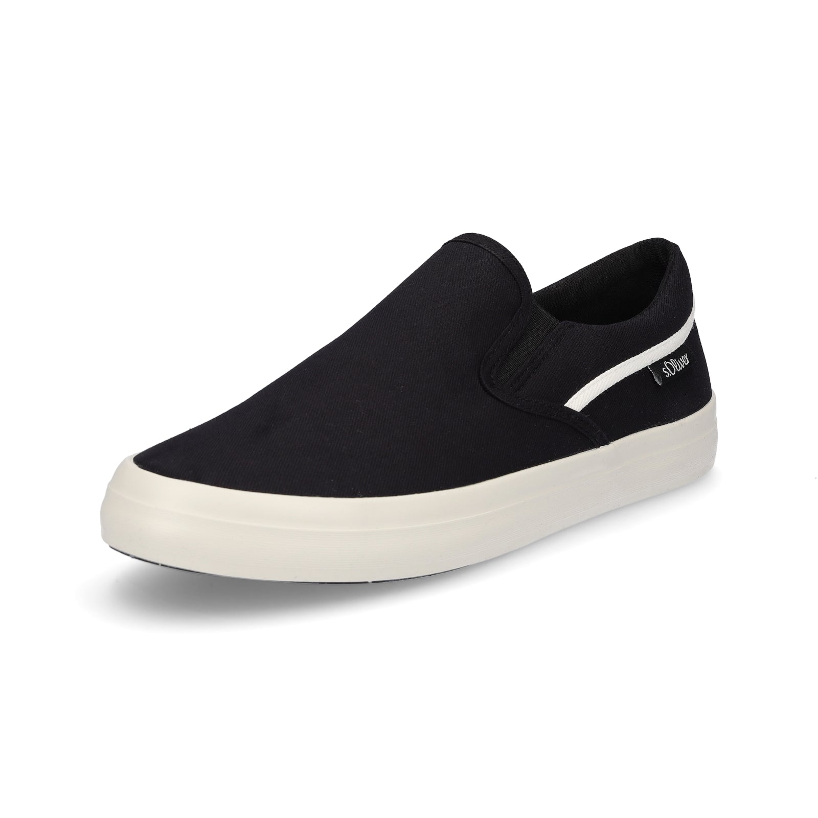 s.Oliver men's canvas slipper black