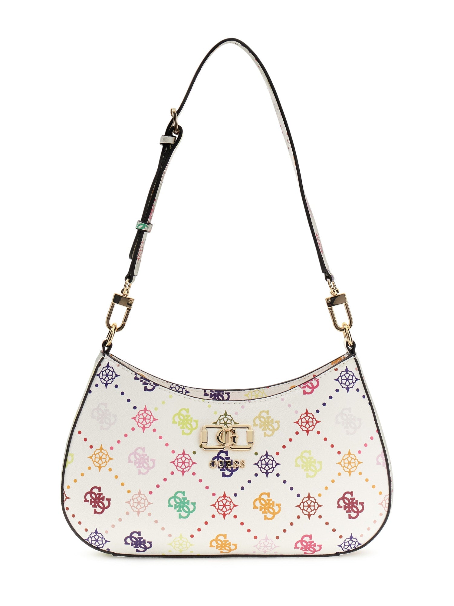 Guess Damen Tasche Emelie weiß multi