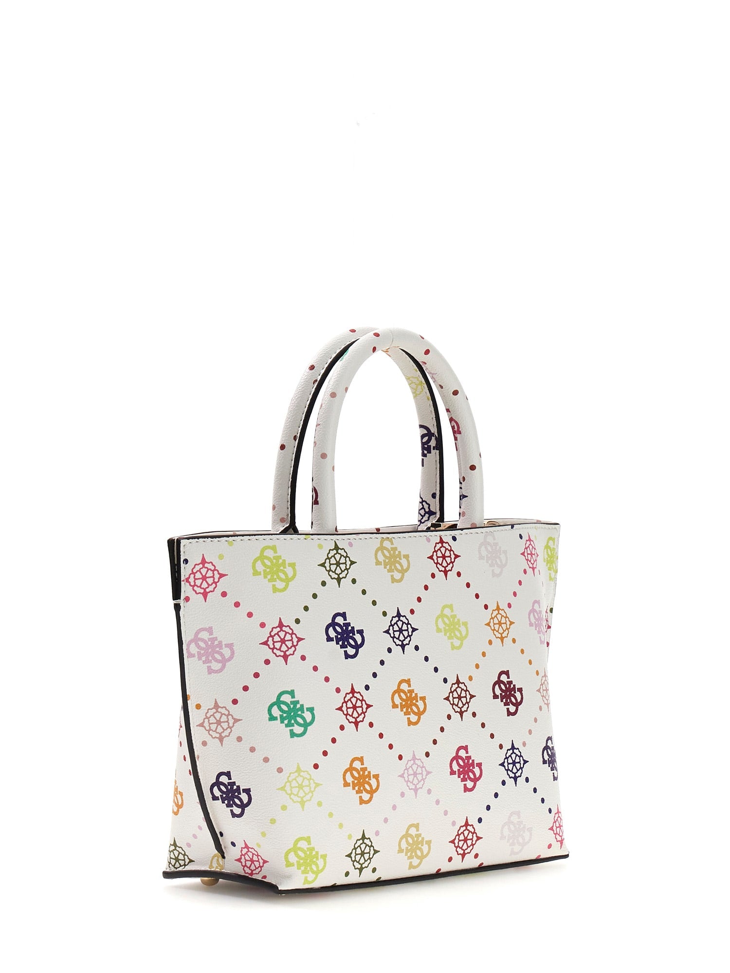 Guess Damen Tasche Emelie weiß multi