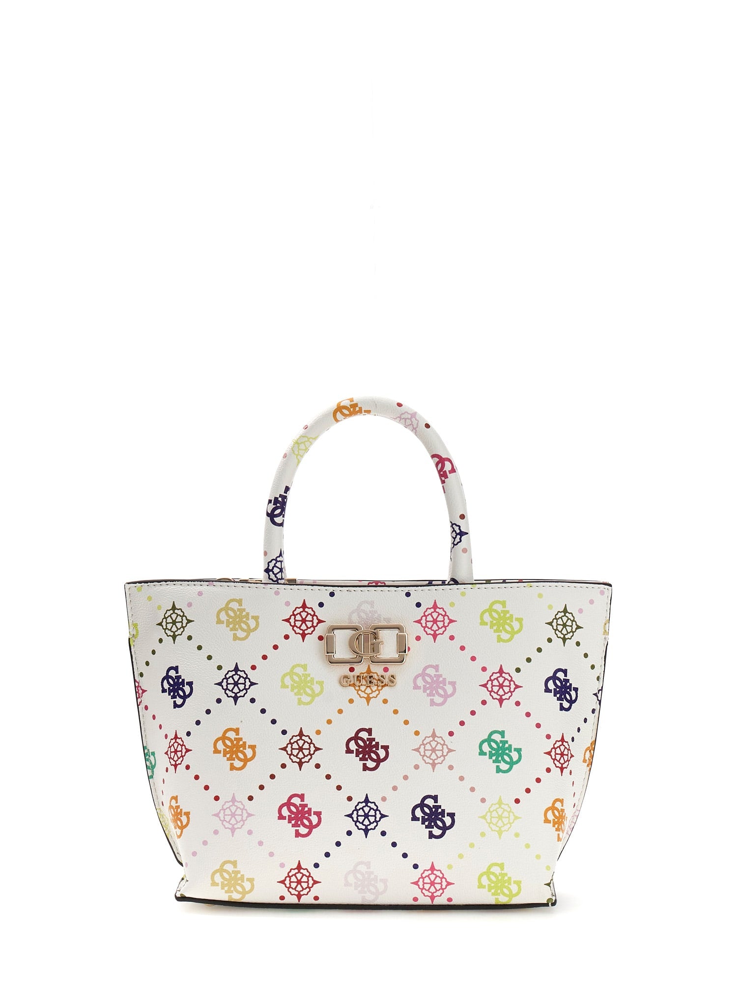 Guess Damen Tasche Emelie weiß multi