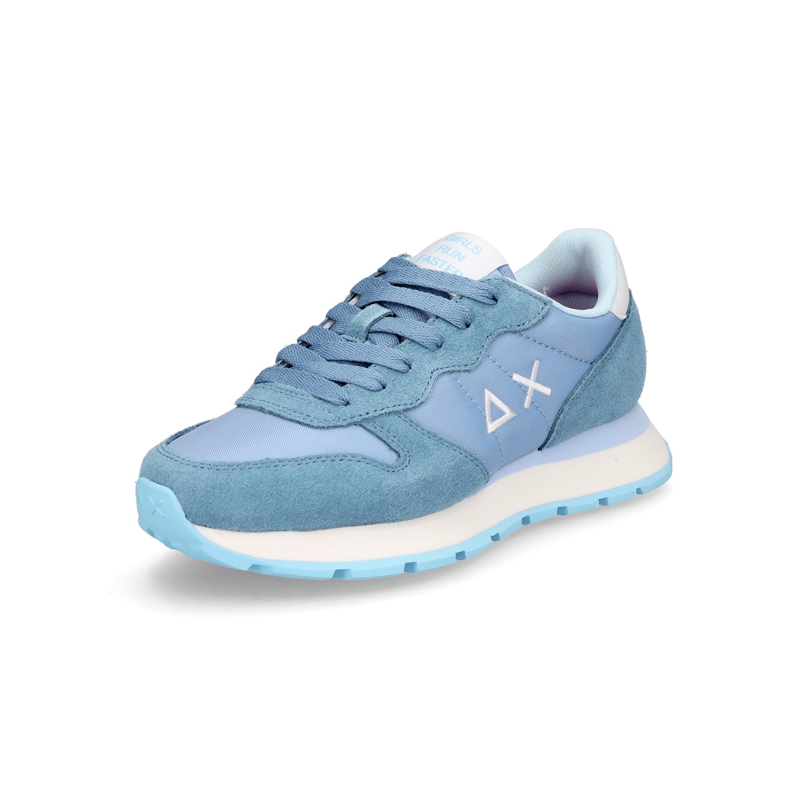 Sun68 women's sneaker Ally Solid nylon blue