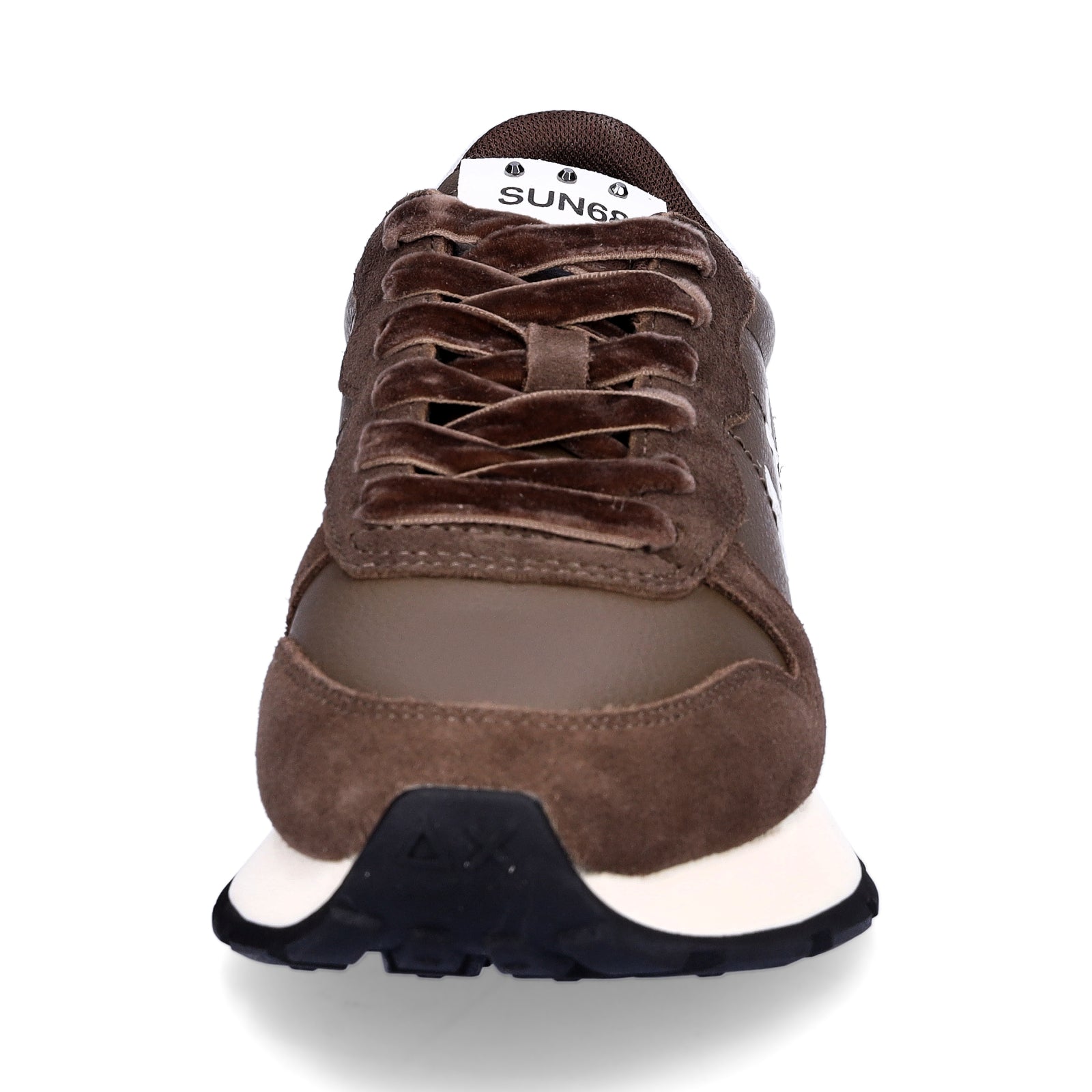 Sun68 Damen Sneaker Ally Studs braun