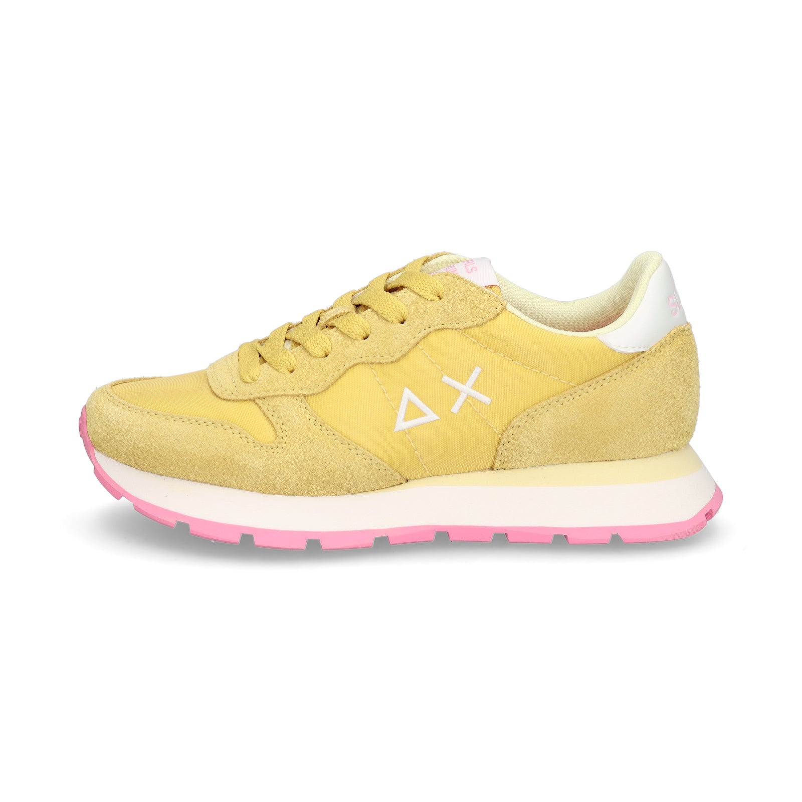 Sun68 women's sneakers Ally Solid nylon yellow