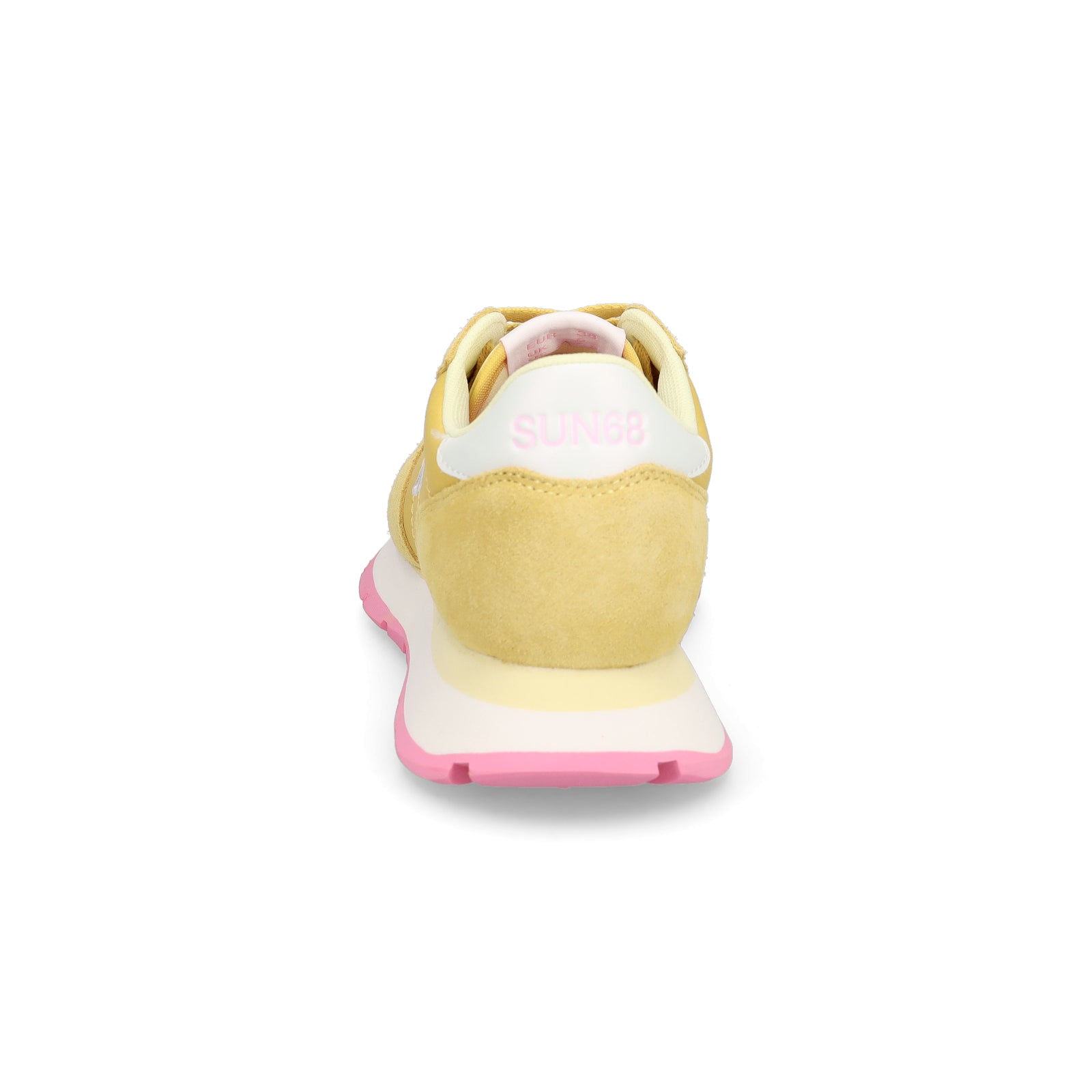 Sun68 women's sneakers Ally Solid nylon yellow