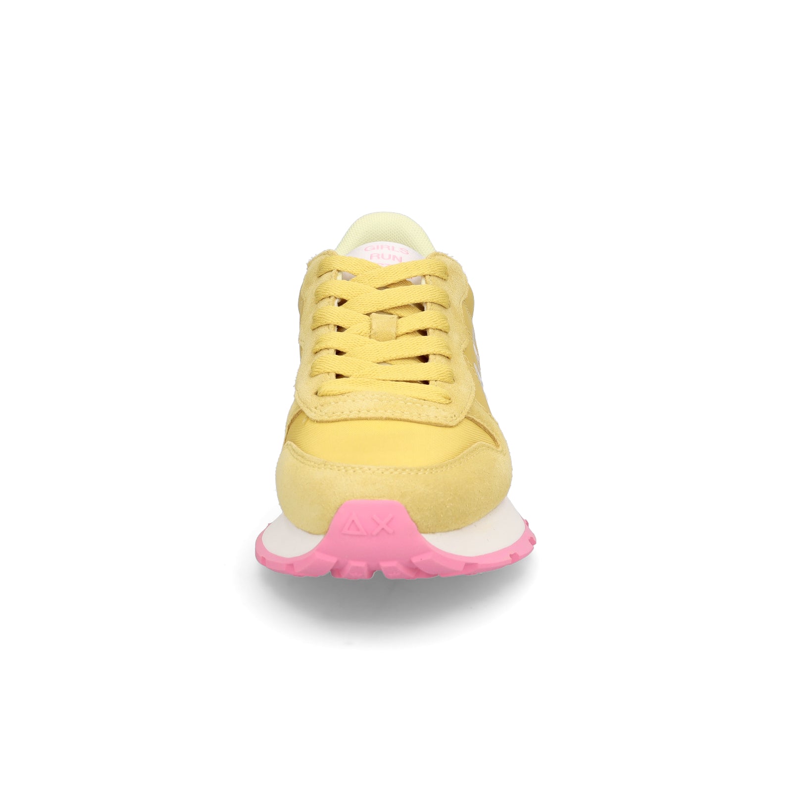 Sun68 women's sneakers Ally Solid nylon yellow