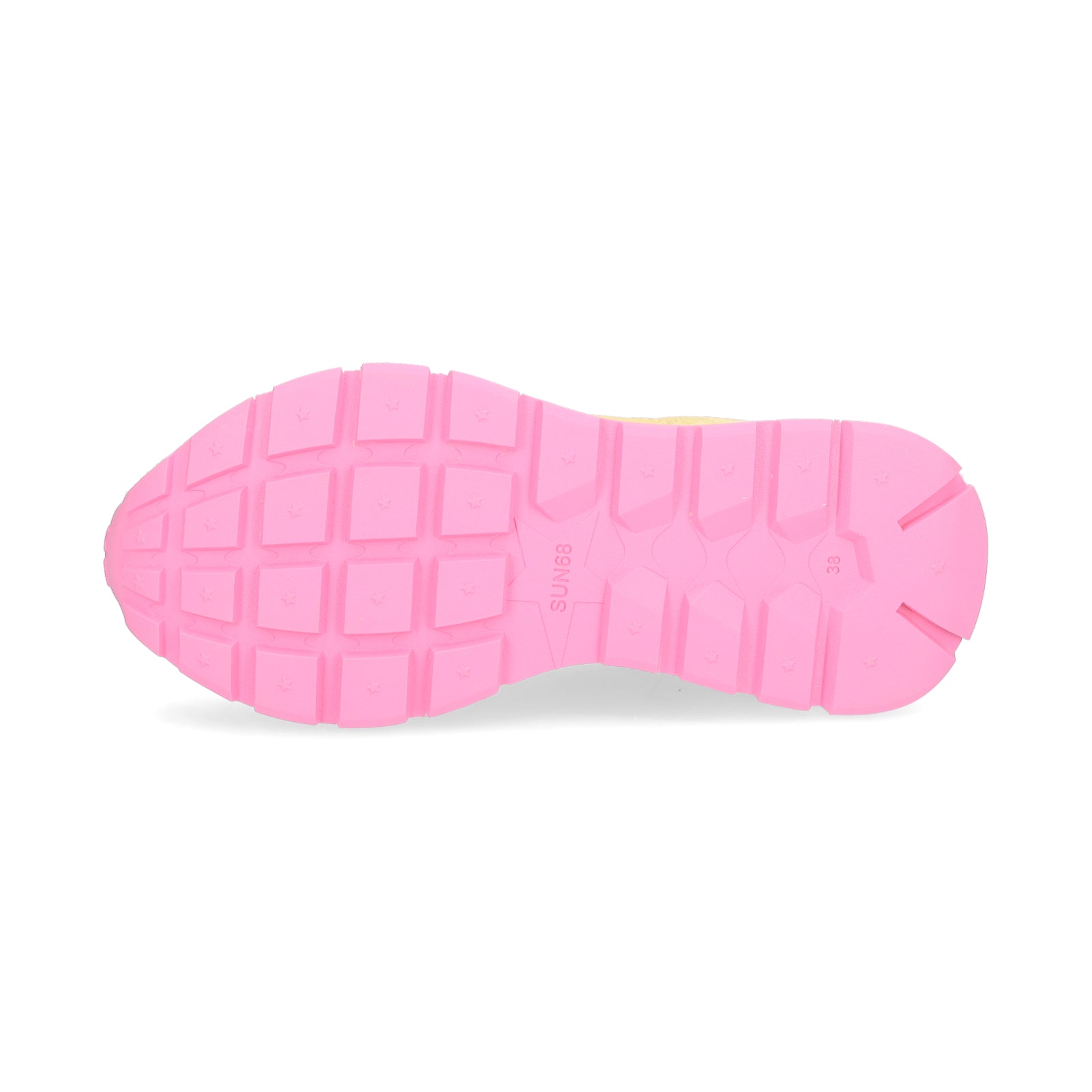 Sun68 women's sneakers Ally Solid nylon yellow