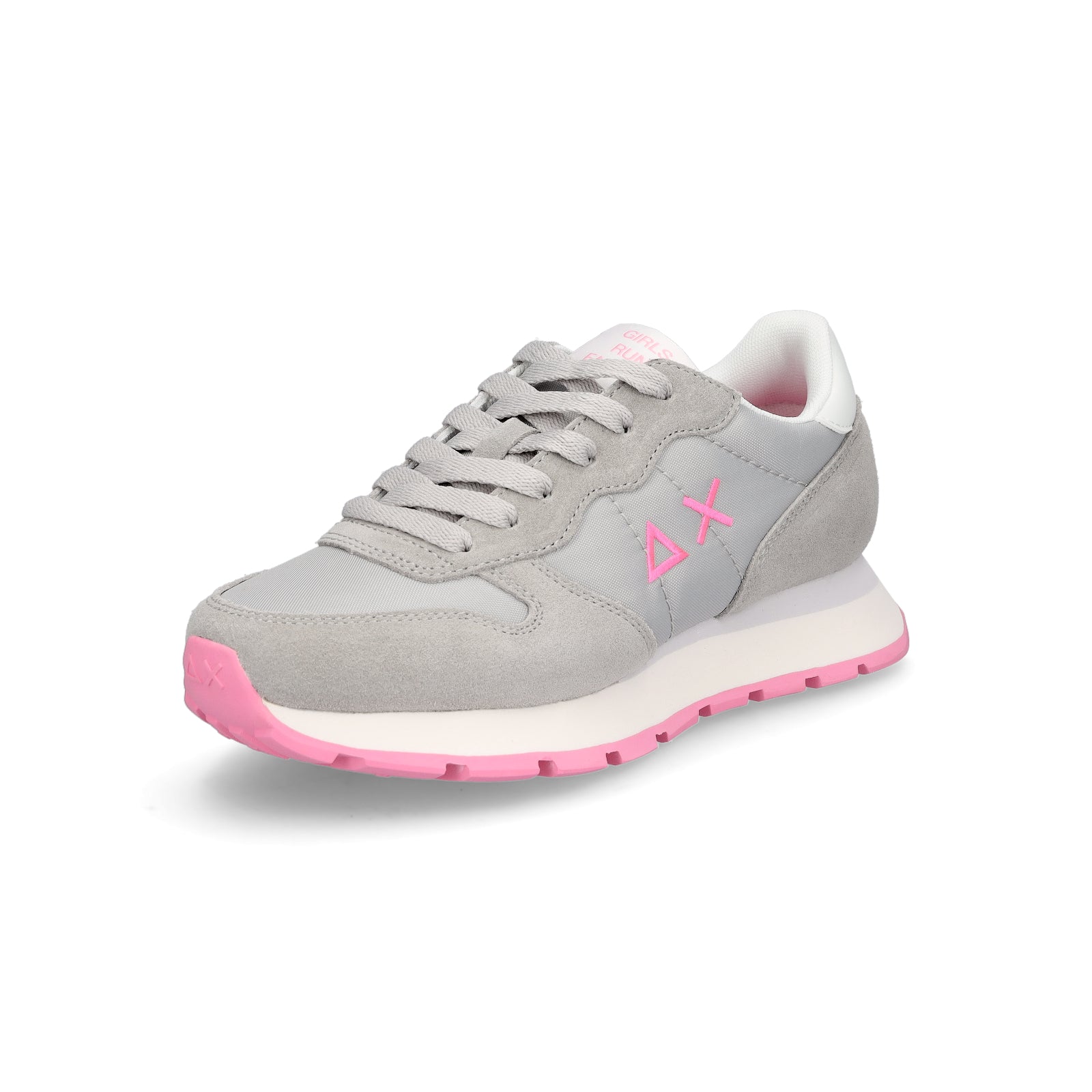 Sun68 women's sneakers Ally Solid nylon gray