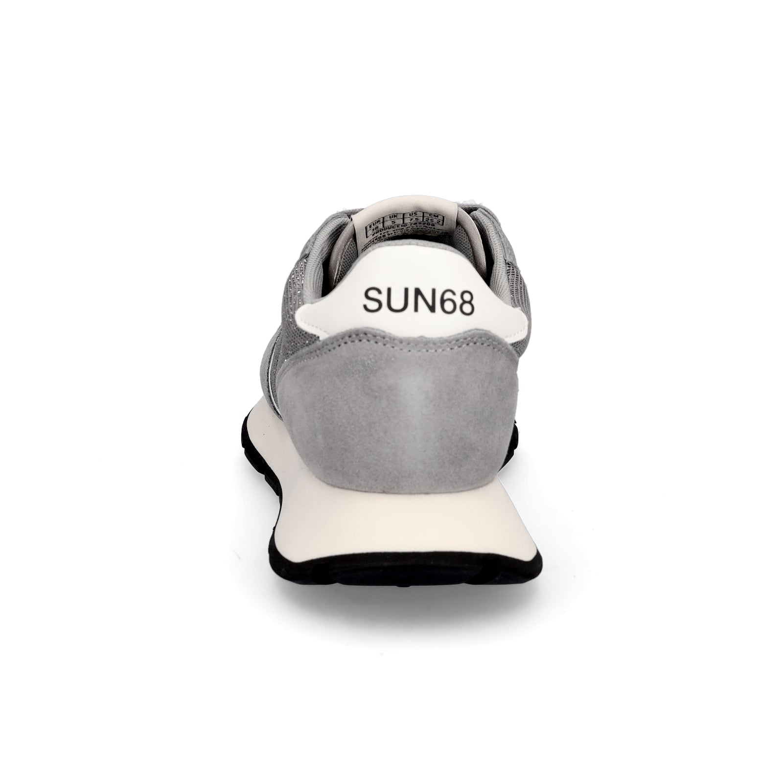 Sun68 Damen Sneaker Ally Glitter Textile grau