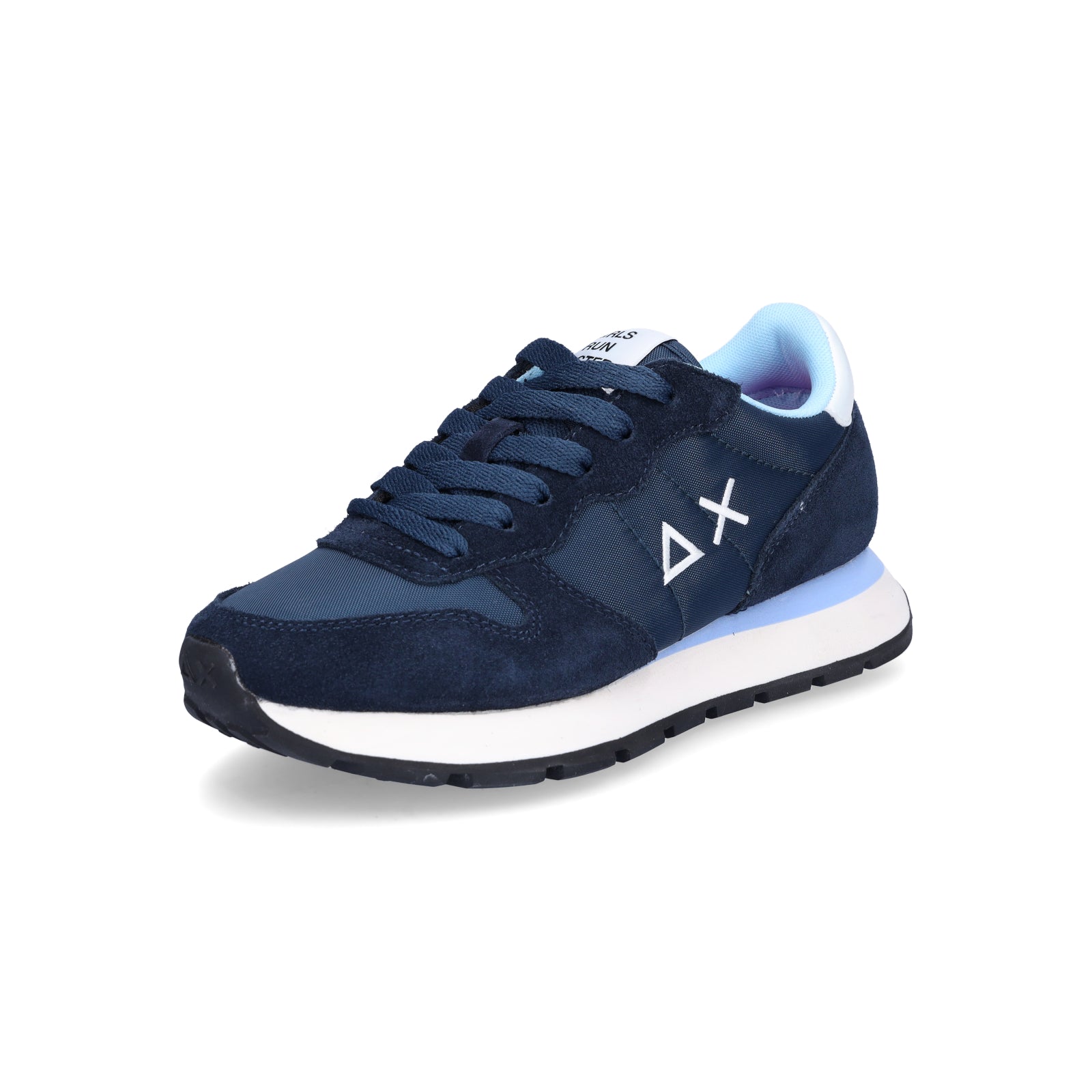 Sun68 women's sneakers Ally Solid nylon navy