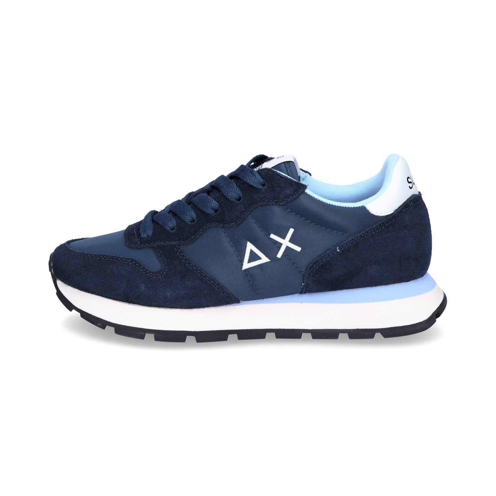 Sun68 women's sneakers Ally Solid nylon navy