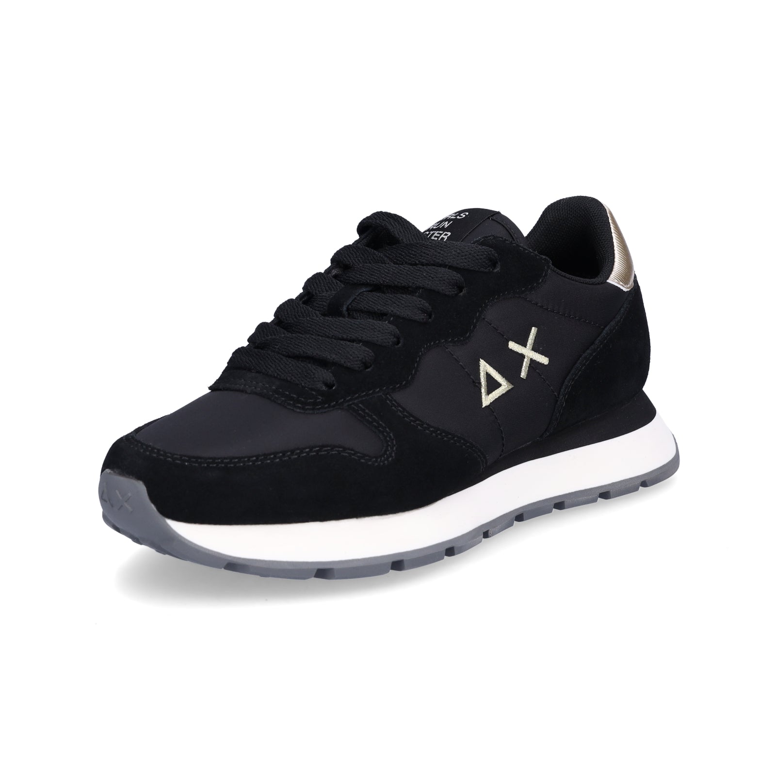 Sun68 women's sneakers Ally Gold Silver black