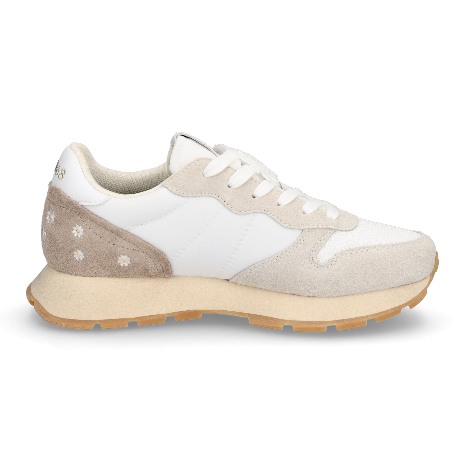 Sun68 Damen Sneaker Ally Vintage weiß taupe
