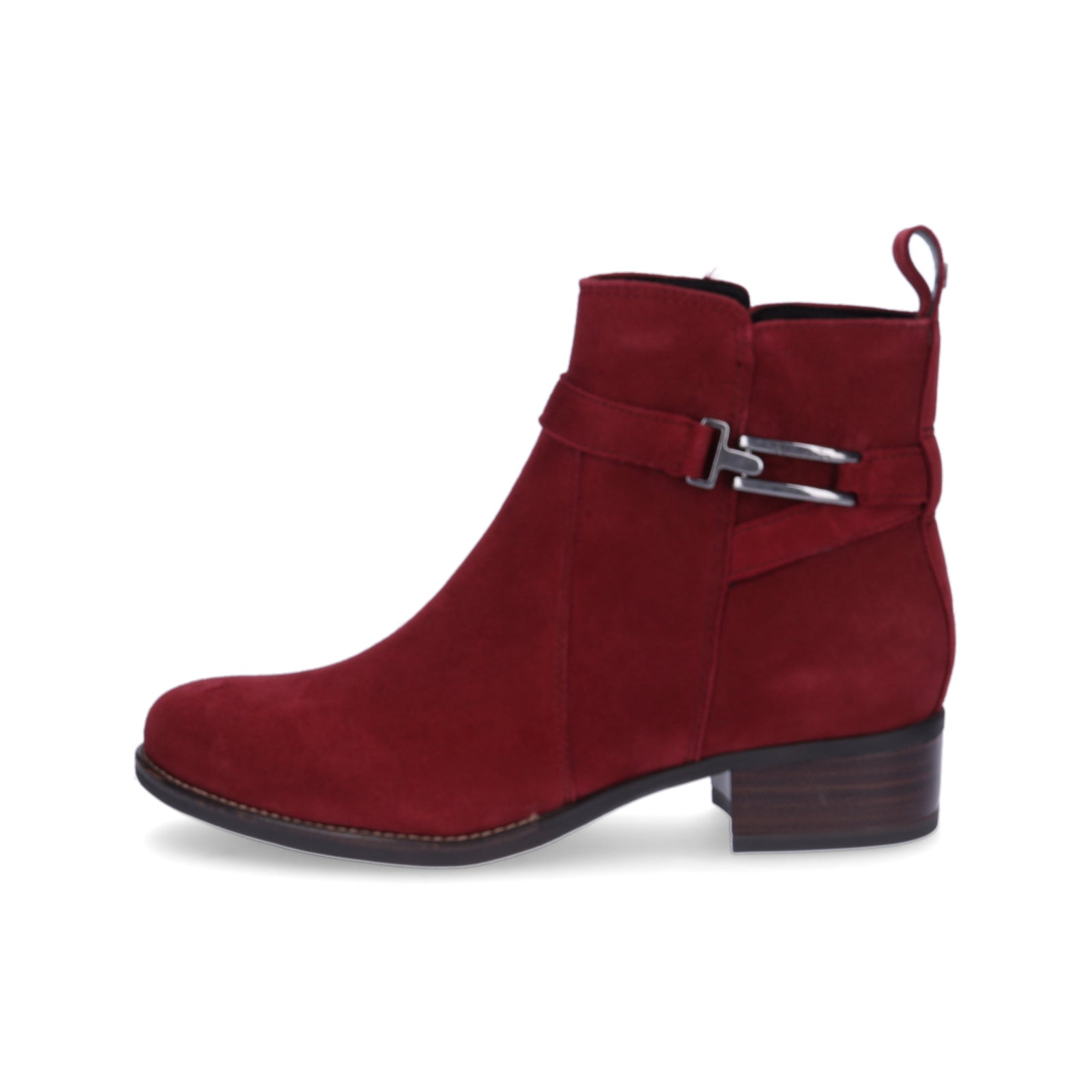 Tamaris women's ankle boots red