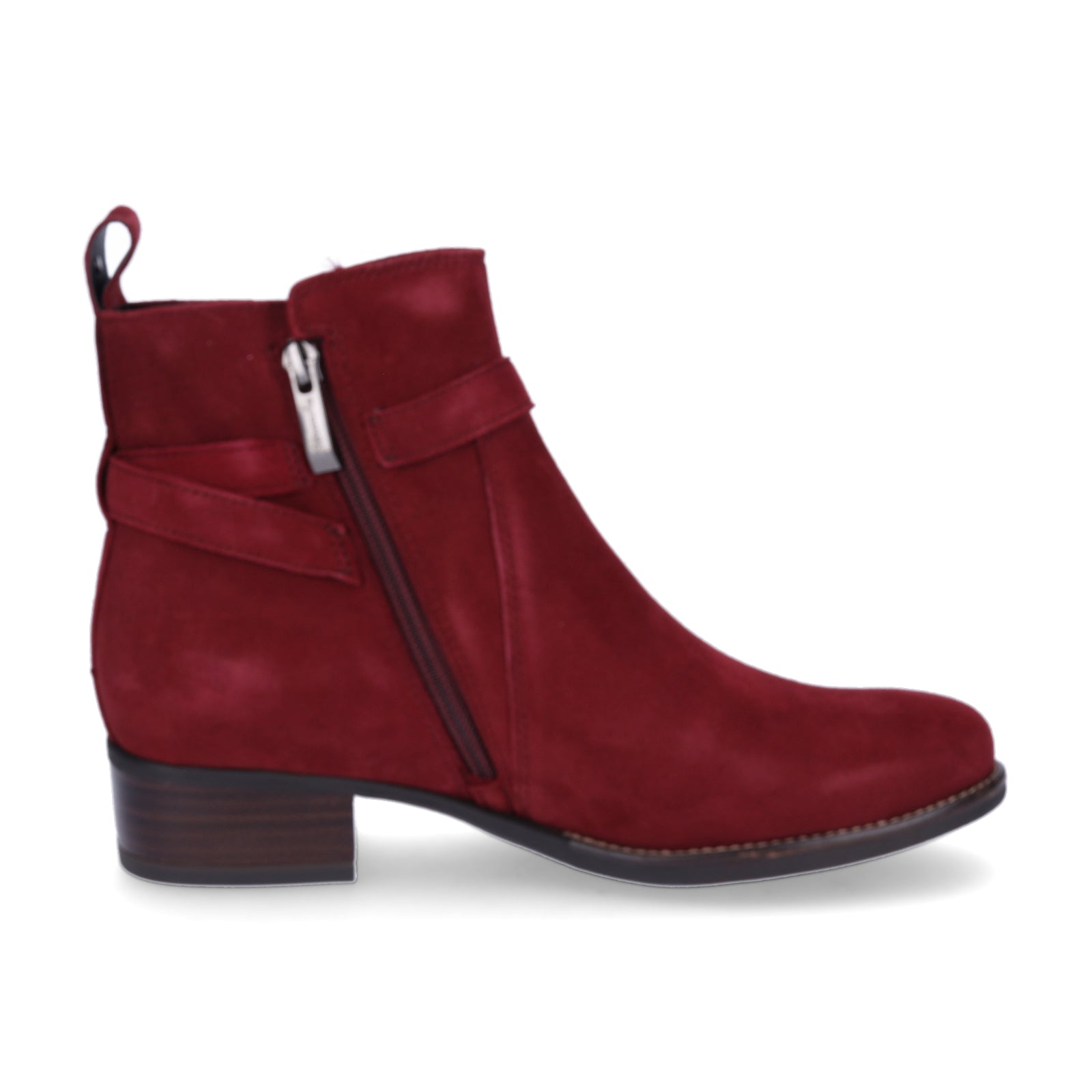 Tamaris women's ankle boots red