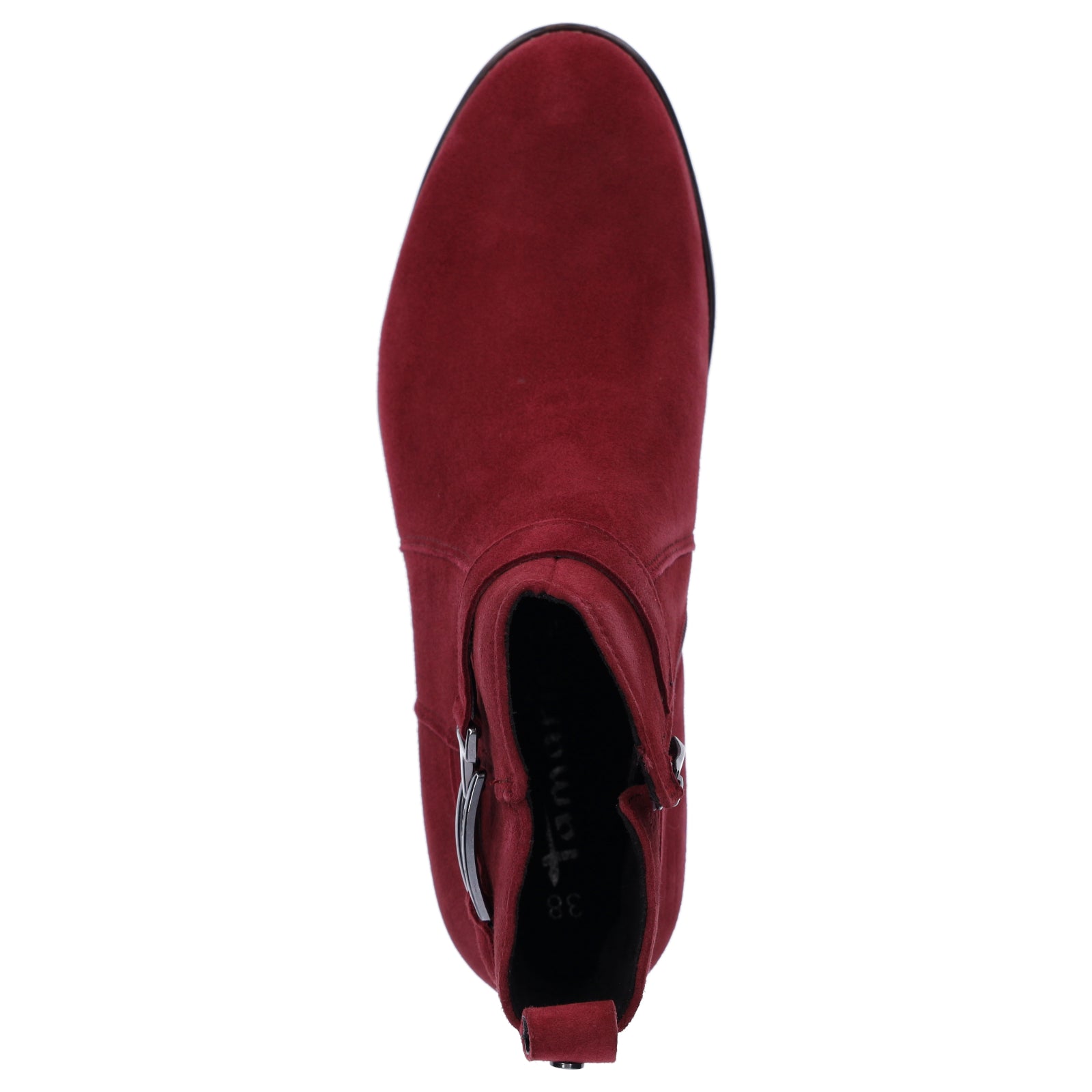 Tamaris women's ankle boots red