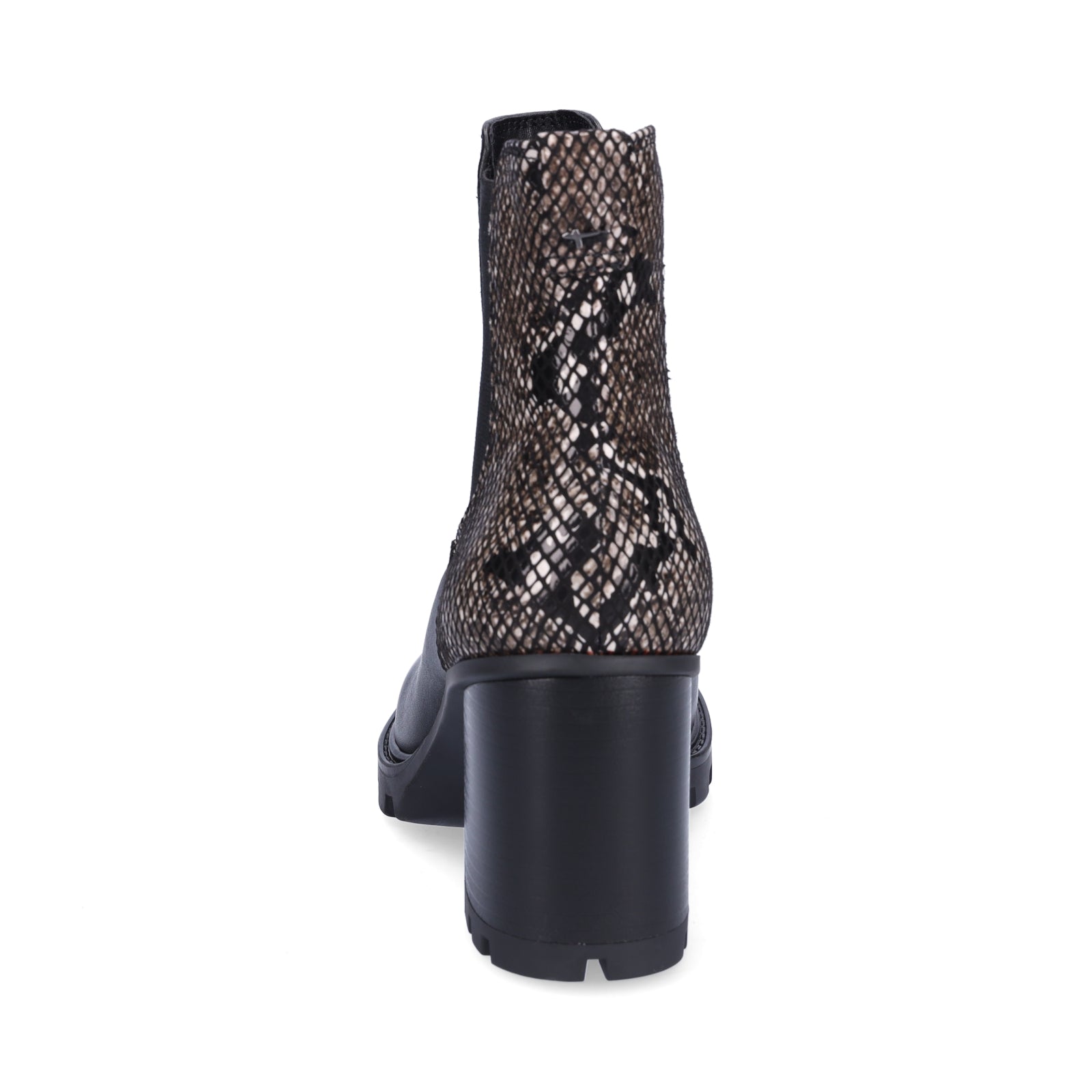 Tamaris Damen Stiefelette schwarz combi