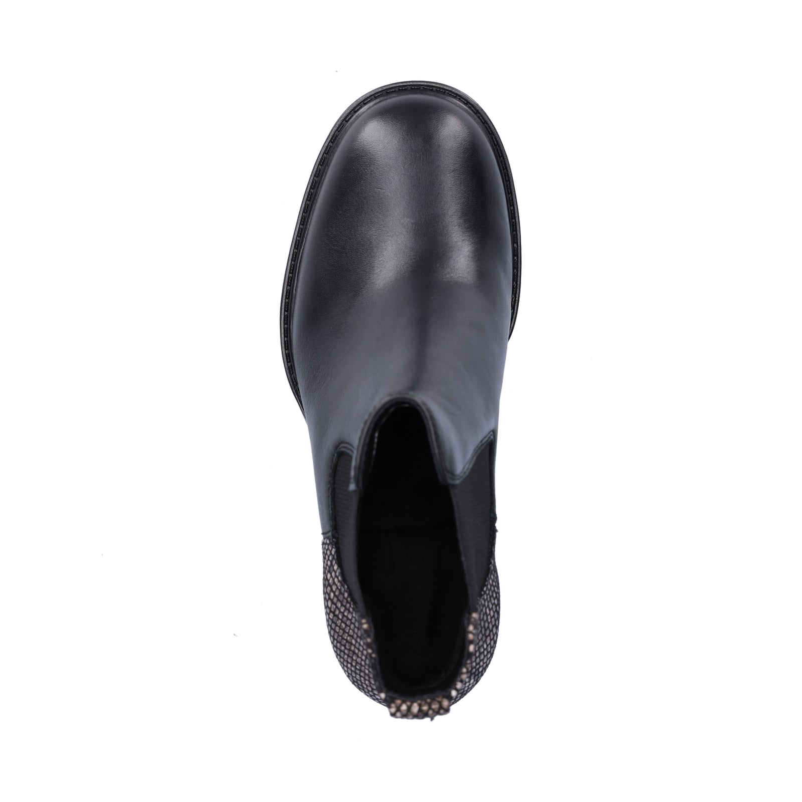 Tamaris Damen Stiefelette schwarz combi