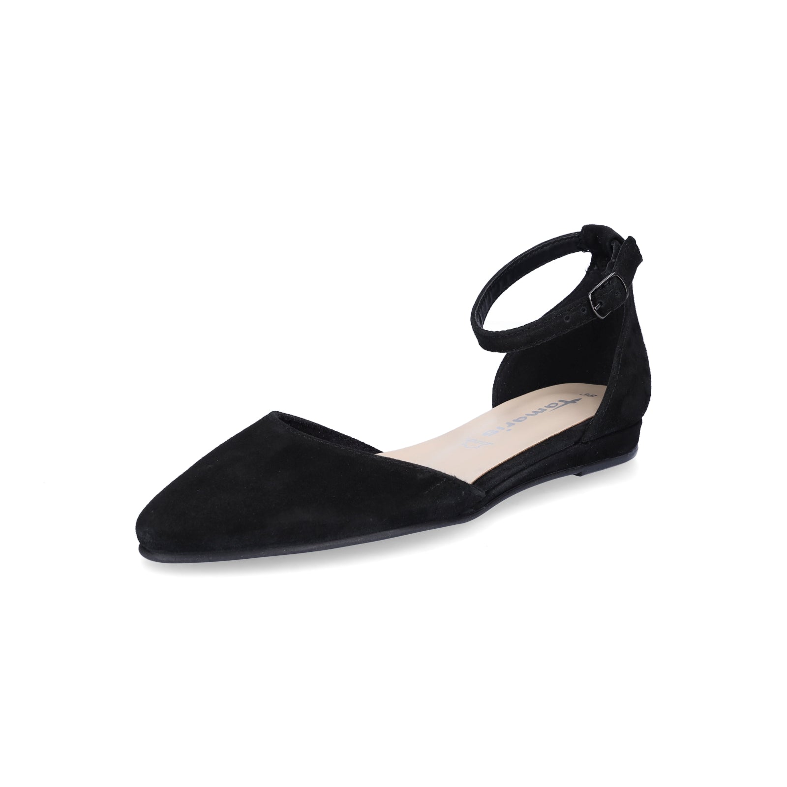 Tamaris Damen Ballerina schwarz