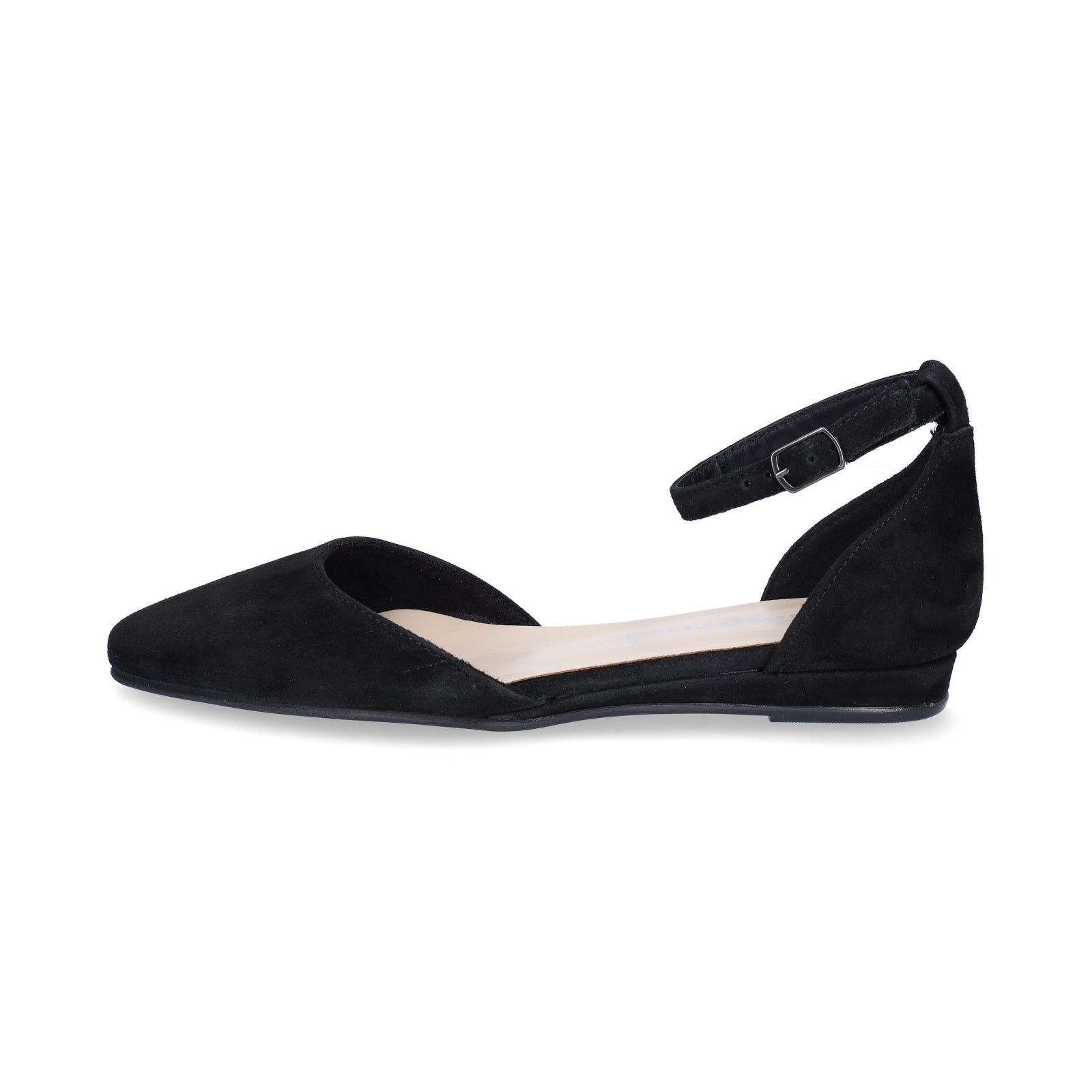 Tamaris Damen Ballerina schwarz
