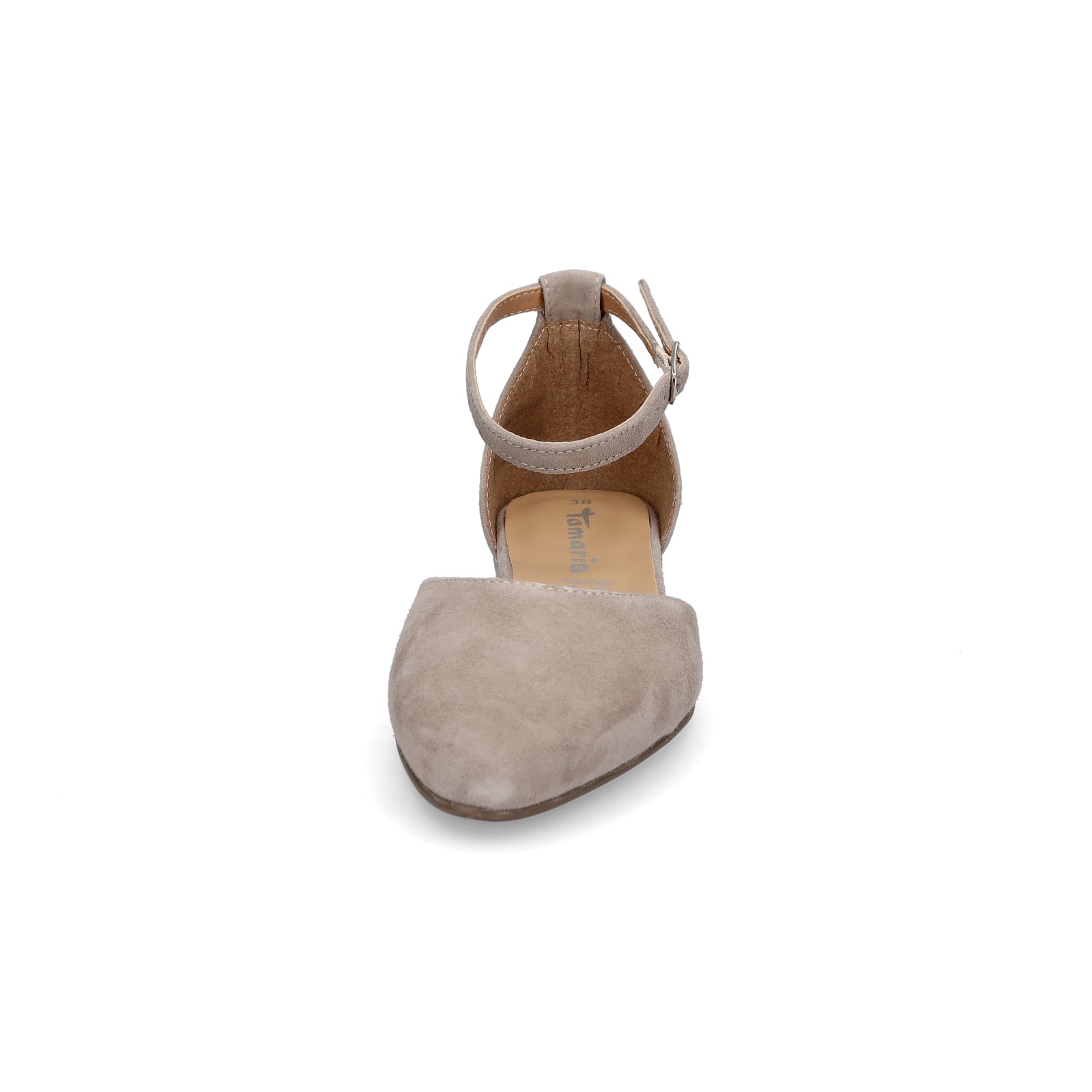 Tamaris Damen Ballerina taupe