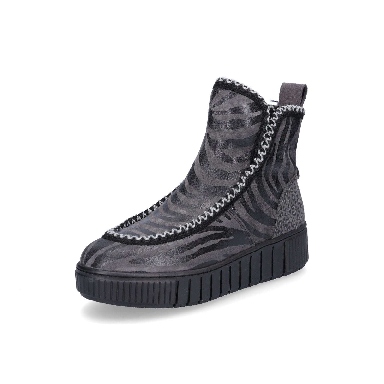 Tamaris women's boot anthracite zebra