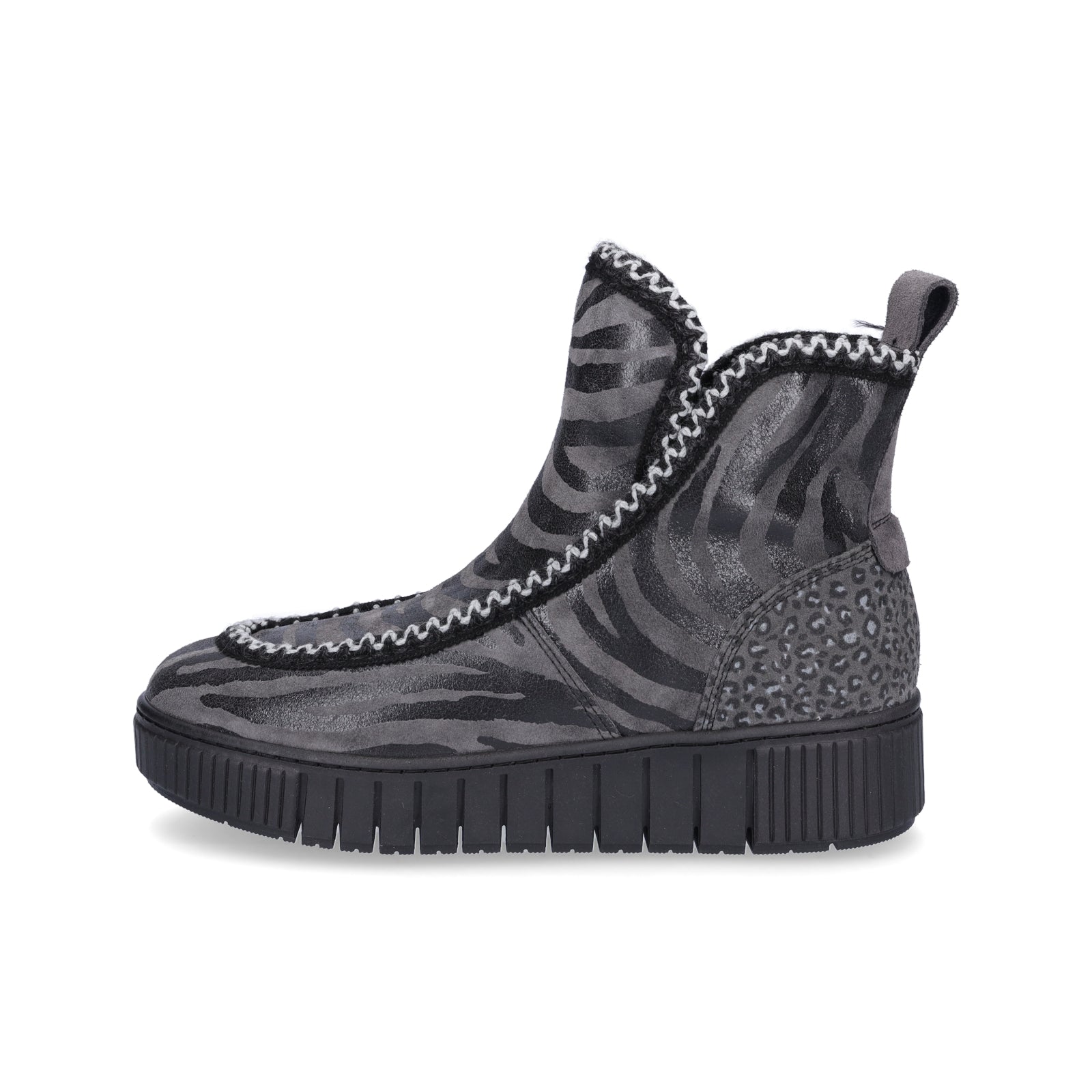Tamaris women's boot anthracite zebra