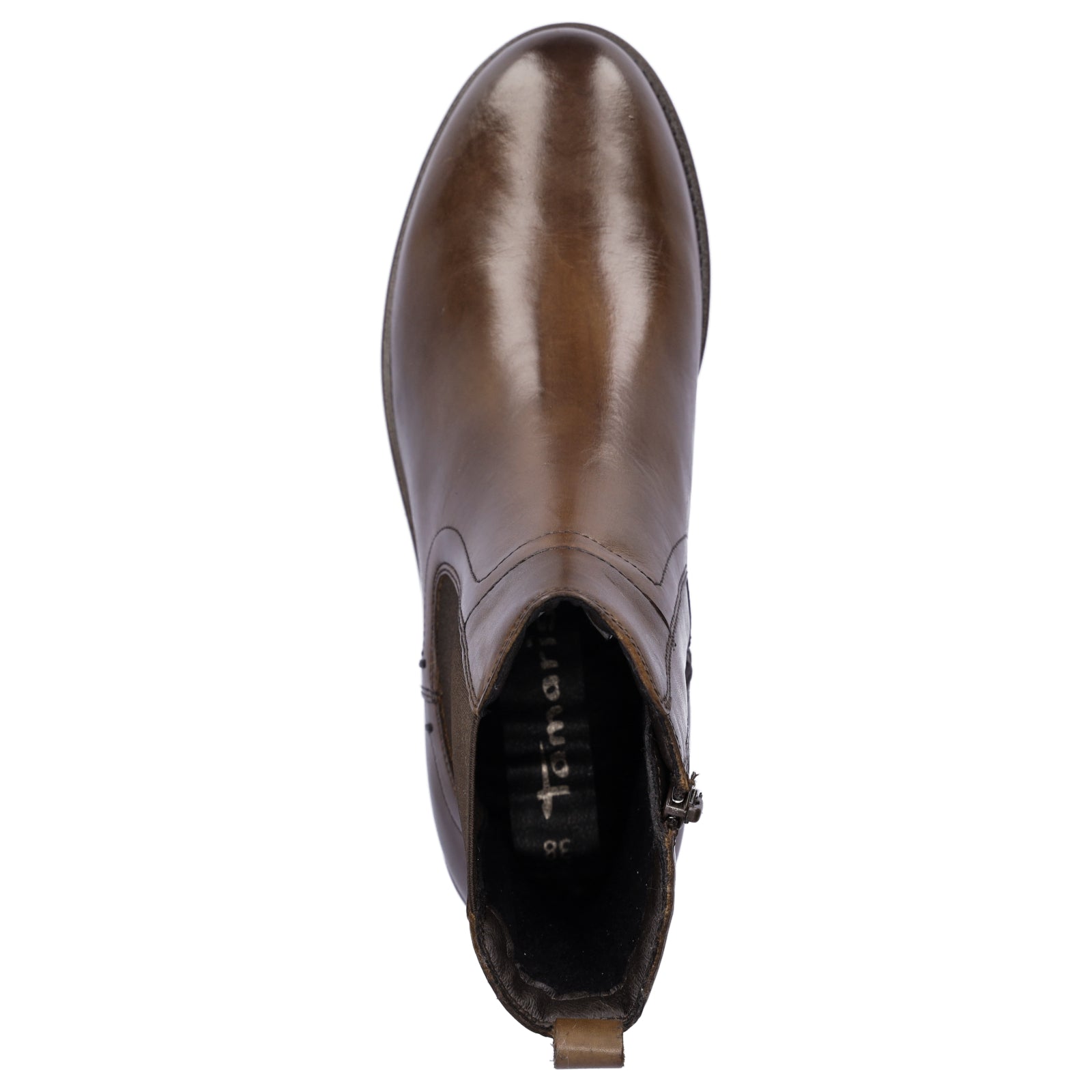 Tamaris women's Chelsea boot brown