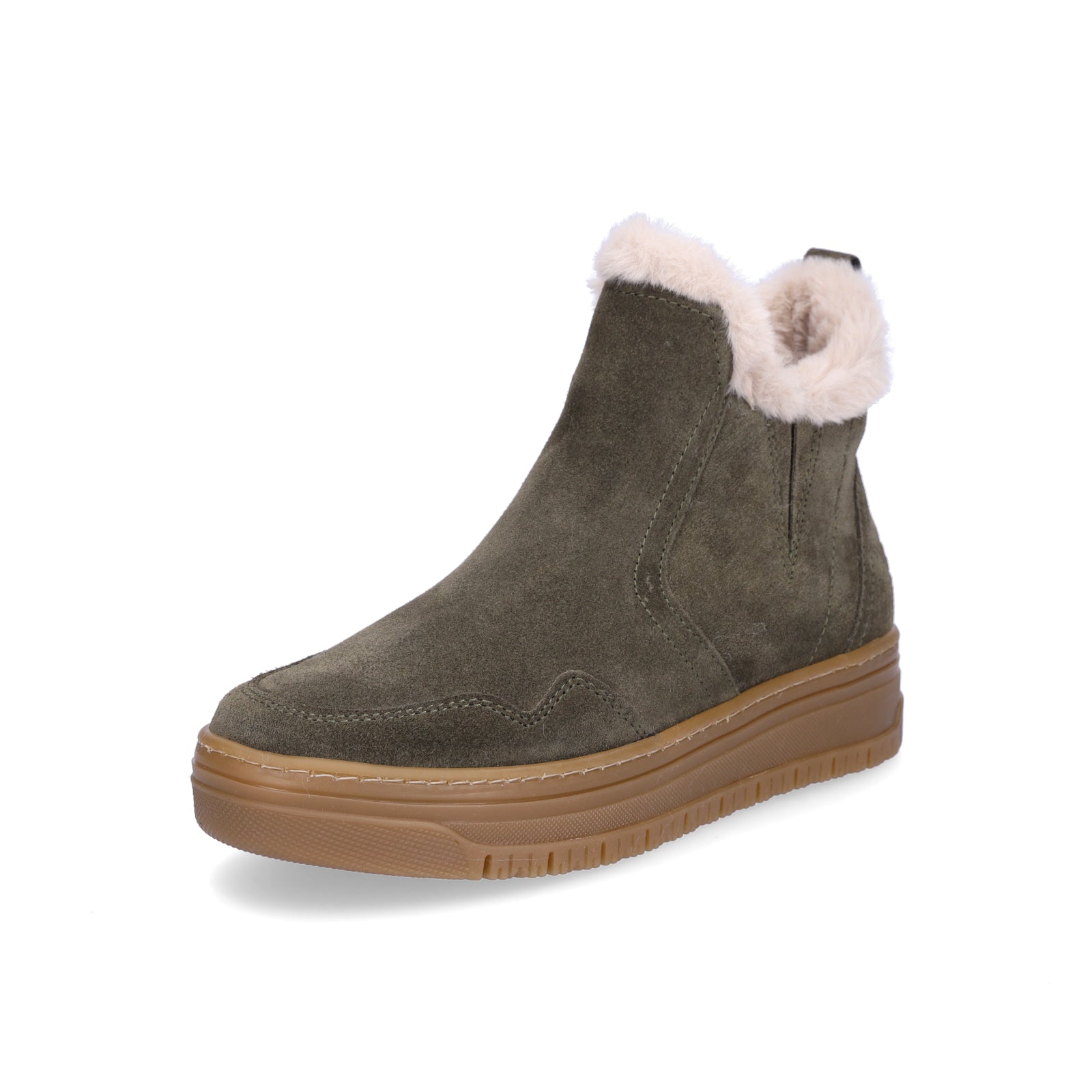 Tamaris Damen Boot oliv