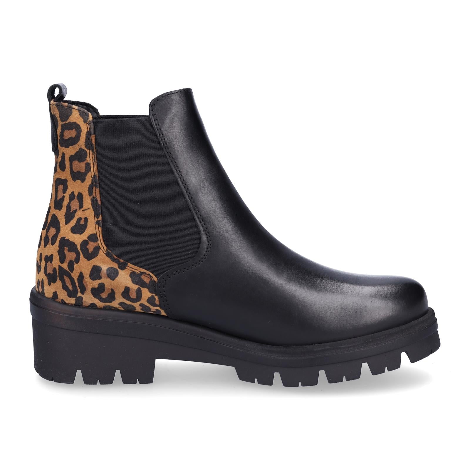 Tamaris women's Chelsea boot black Leo