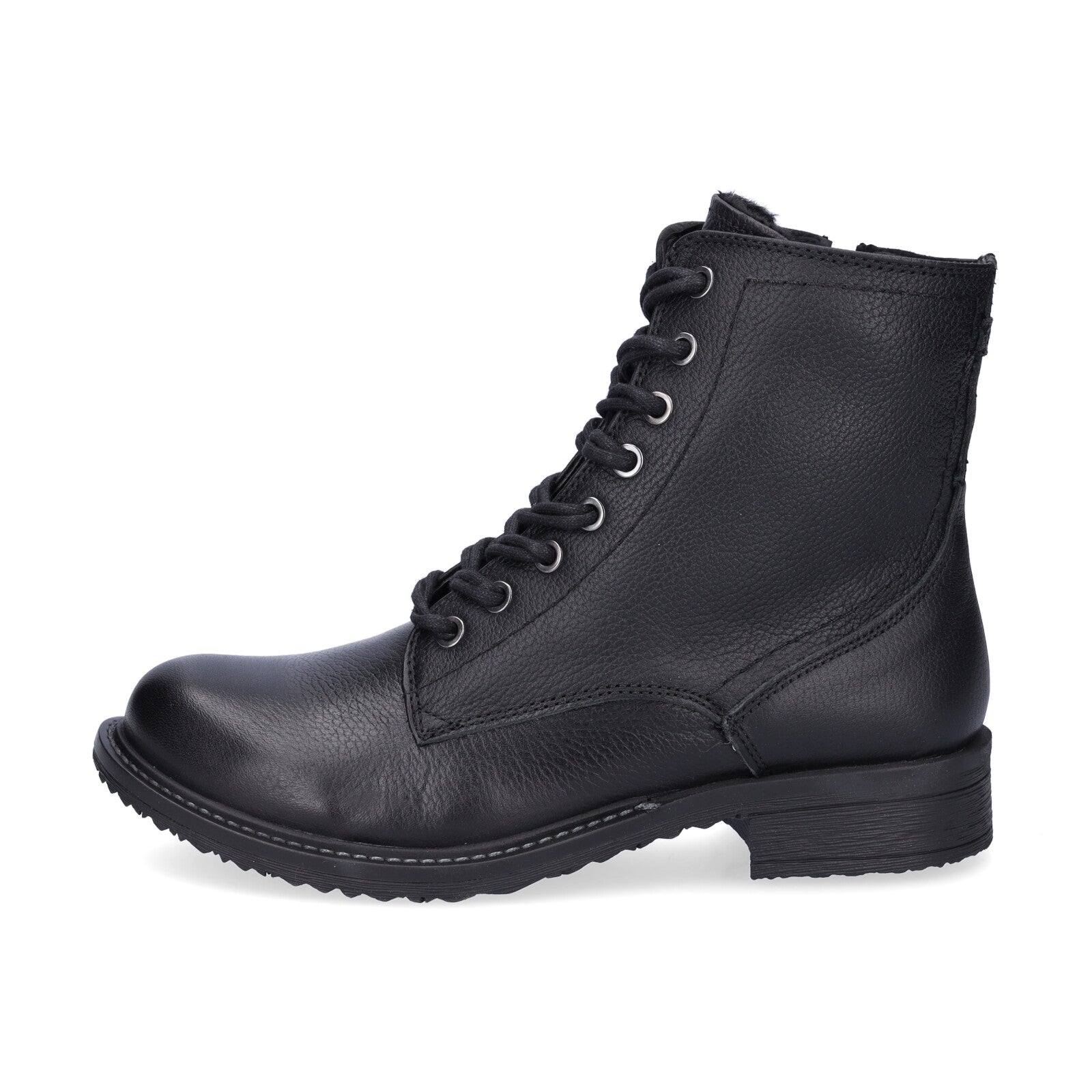 Tamaris women's lace-up boot black