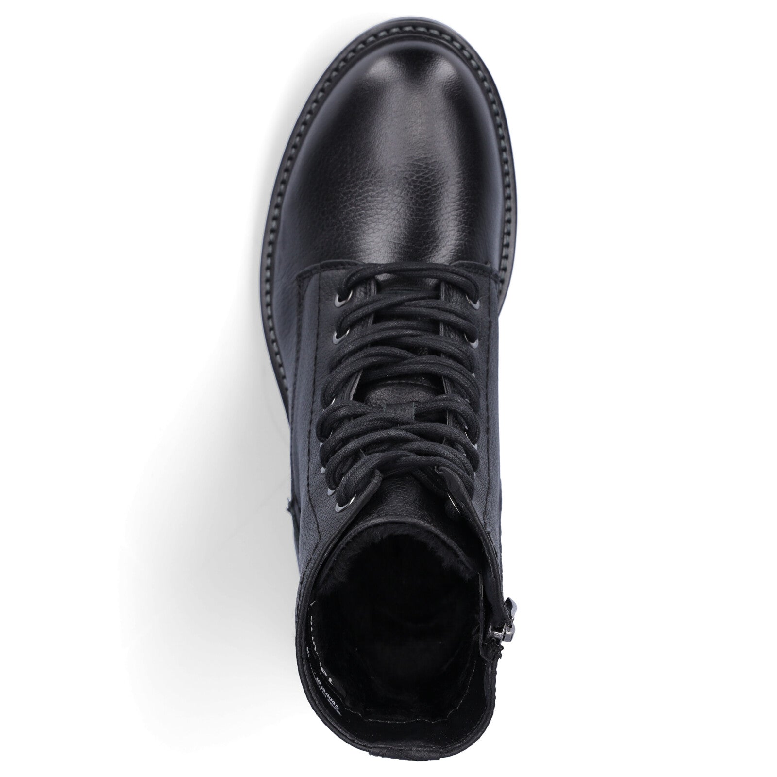 Tamaris women's lace-up boot black