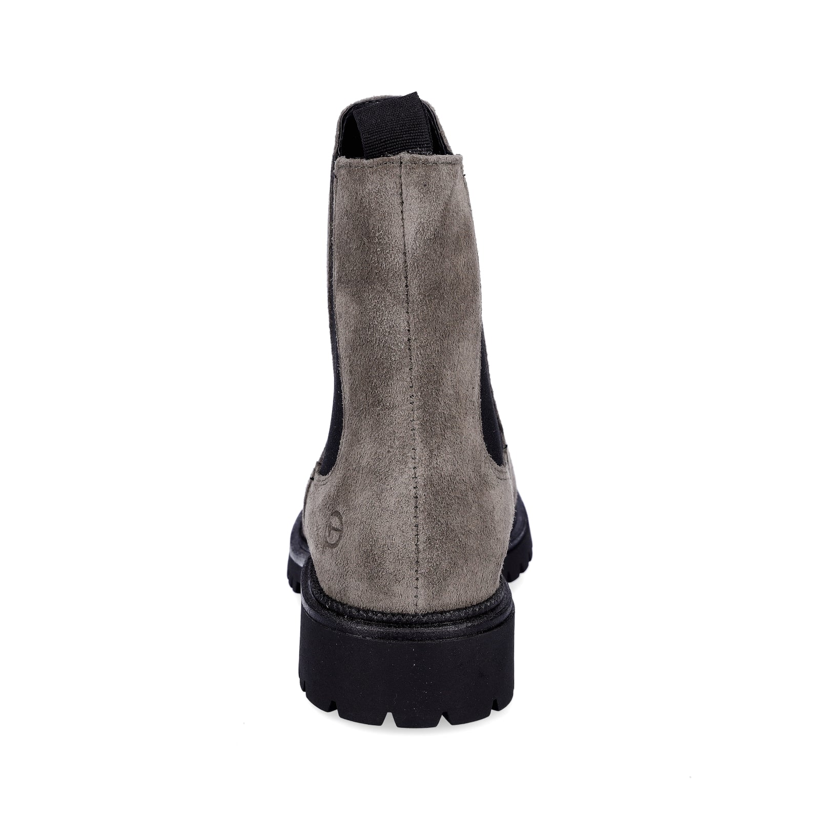Tamaris Damen Leder Chelsea Boot grau