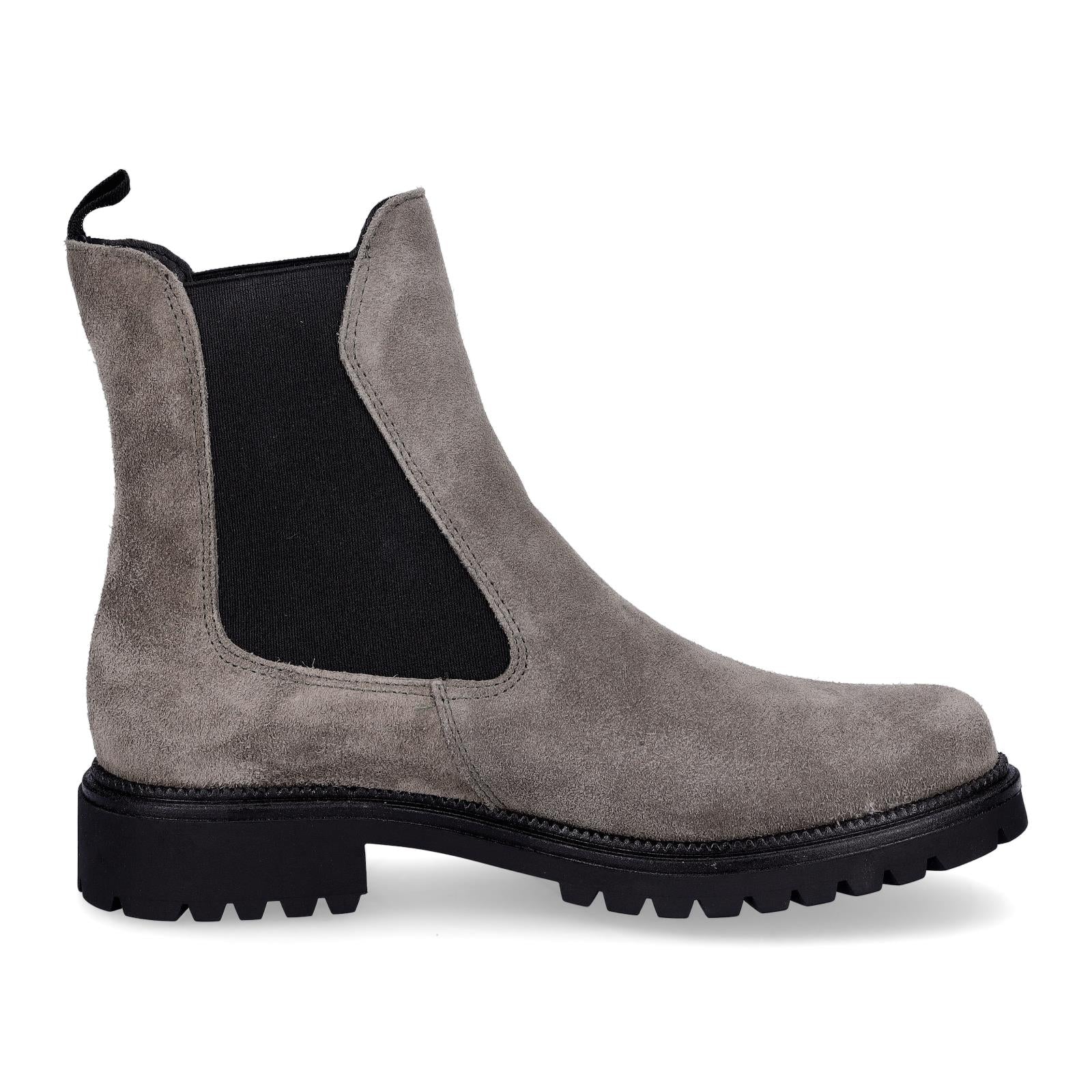 Tamaris Damen Leder Chelsea Boot grau